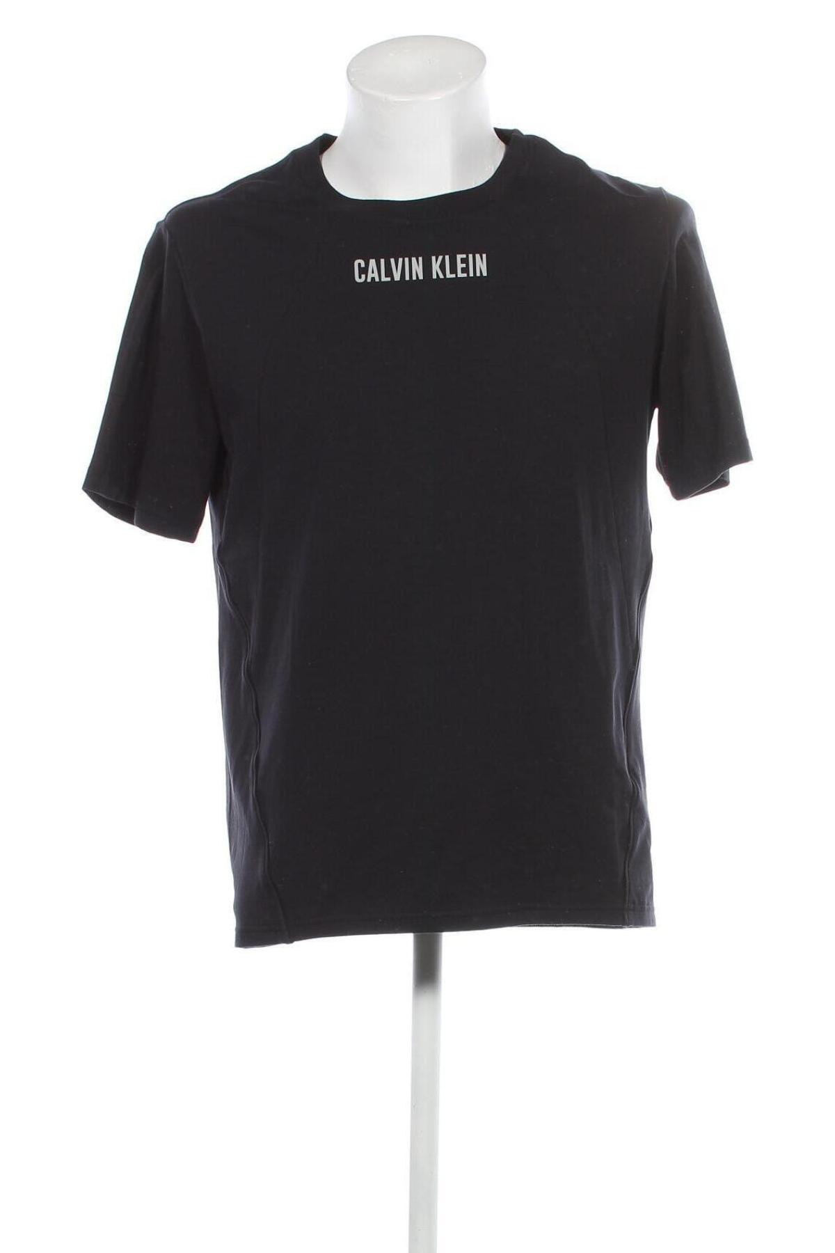 Мъжка тениска Calvin Klein, Размер L, Цвят Черен, Цена 72,00 лв.