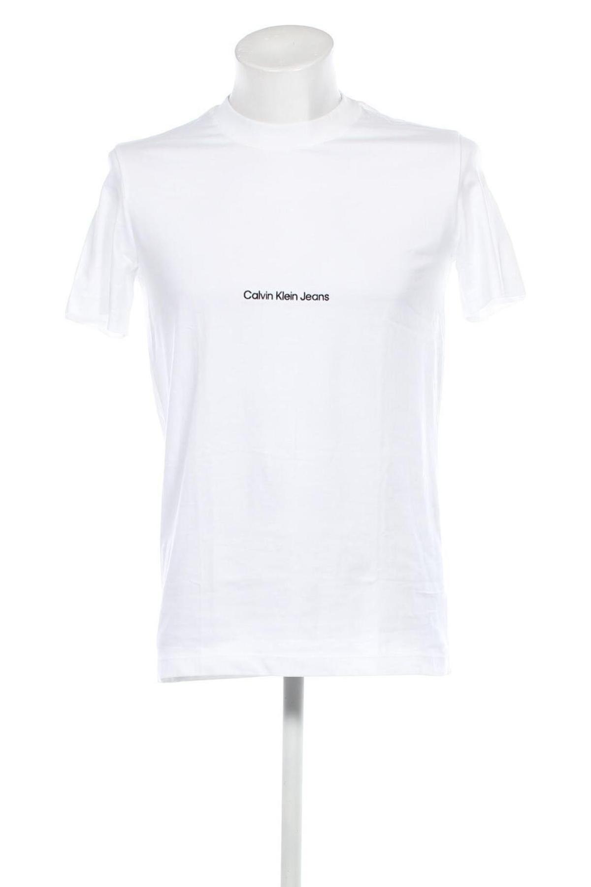 Ανδρικό t-shirt Calvin Klein Jeans, Μέγεθος L, Χρώμα Λευκό, Τιμή 39,69 €