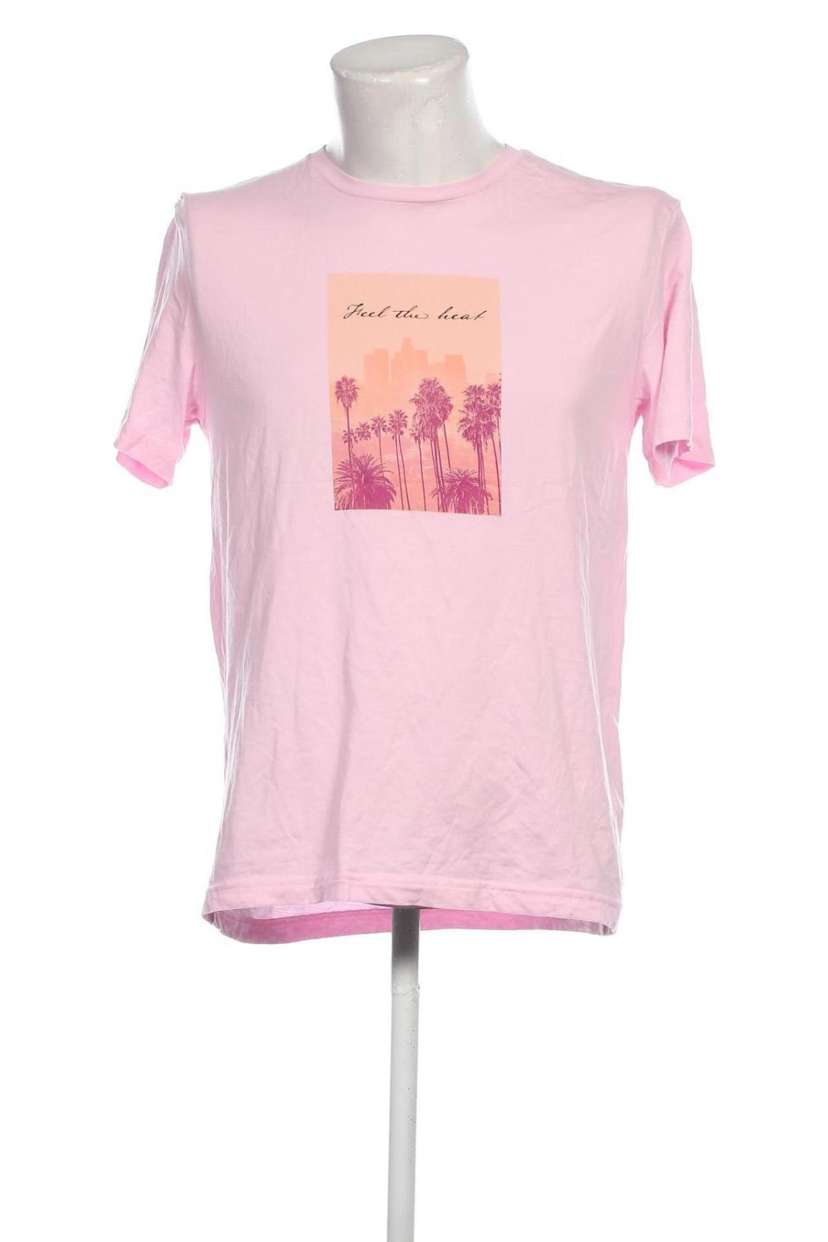 Pánské tričko  H&M, Velikost M, Barva Růžová, Cena  207,00 Kč