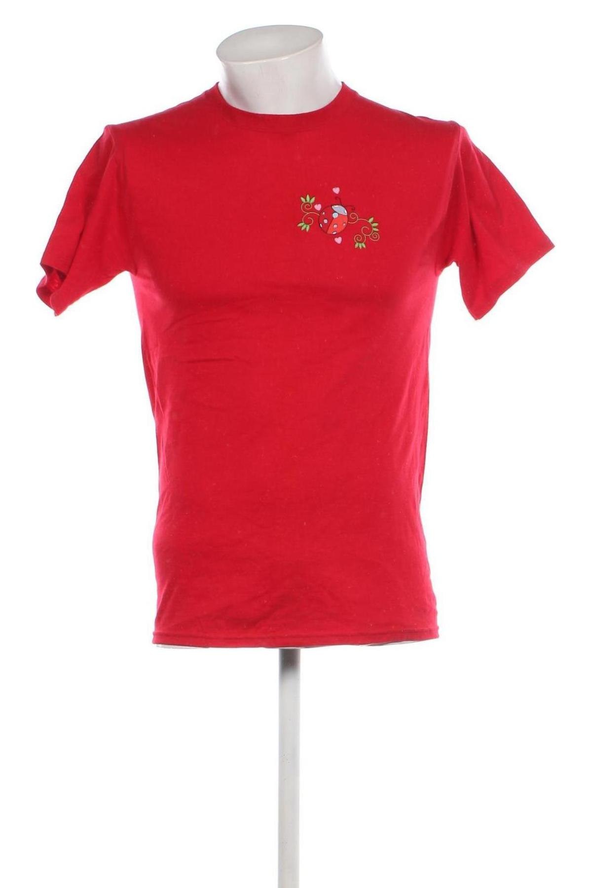 Мъжка тениска Hanes, Размер S, Цвят Червен, Цена 9,75 лв.