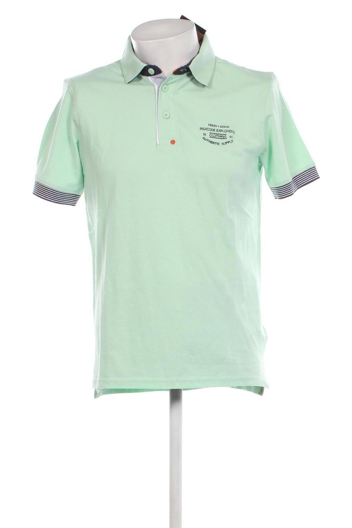Ανδρικό t-shirt Indicode, Μέγεθος M, Χρώμα Πράσινο, Τιμή 15,98 €