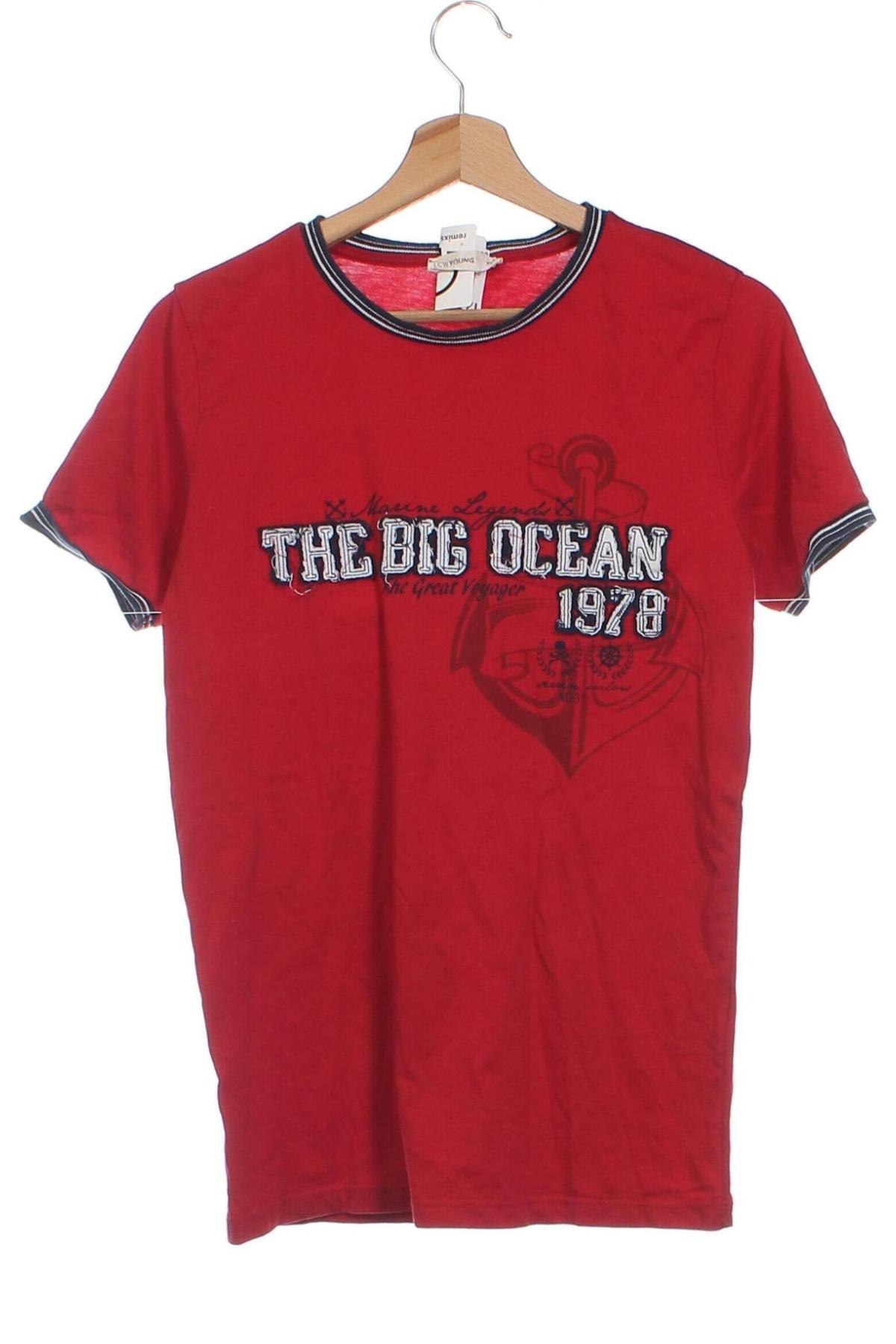 Herren T-Shirt LCW, Größe XS, Farbe Rot, Preis € 6,65