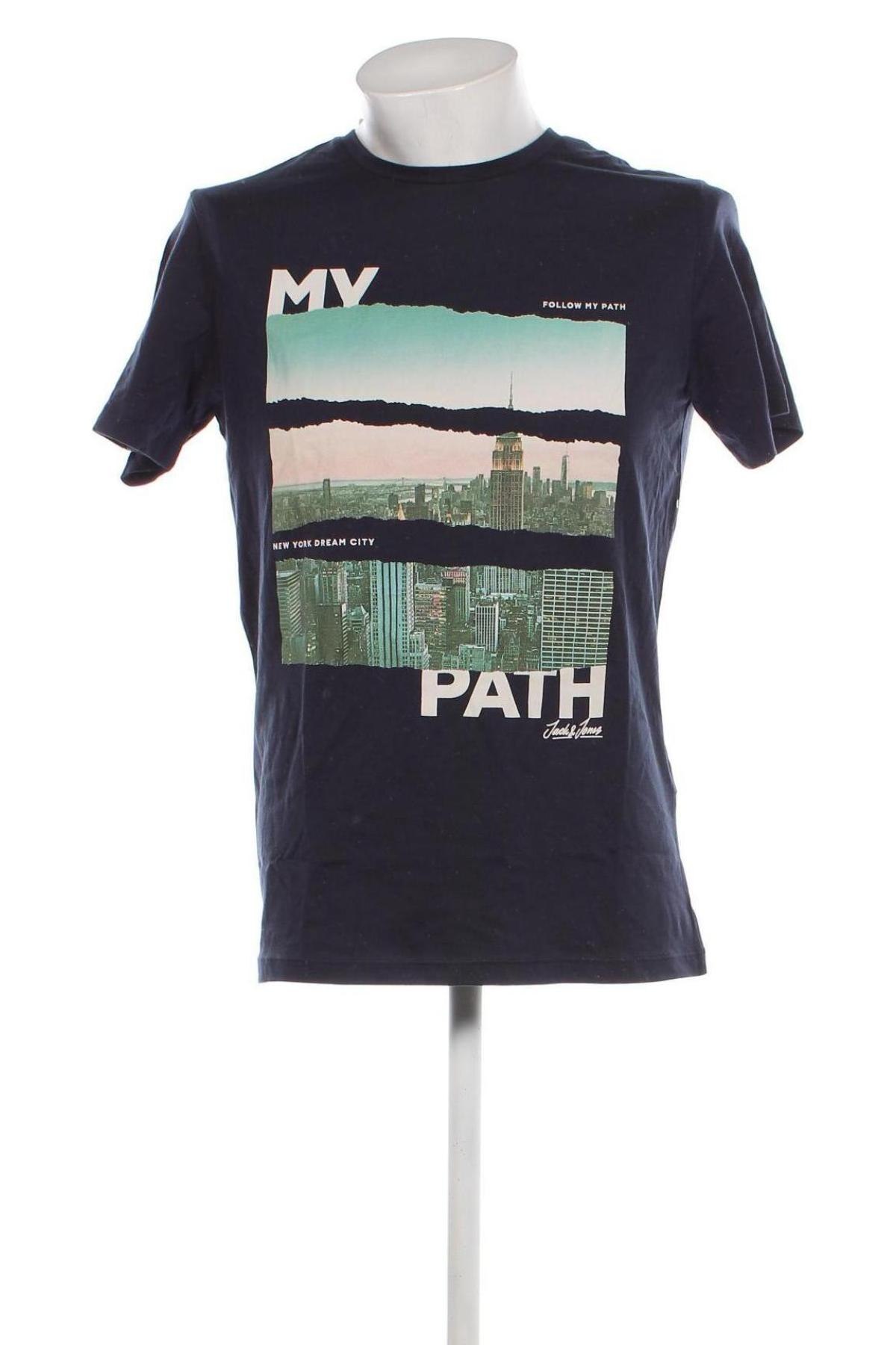 Ανδρικό t-shirt Originals By Jack & Jones, Μέγεθος M, Χρώμα Μπλέ, Τιμή 15,98 €