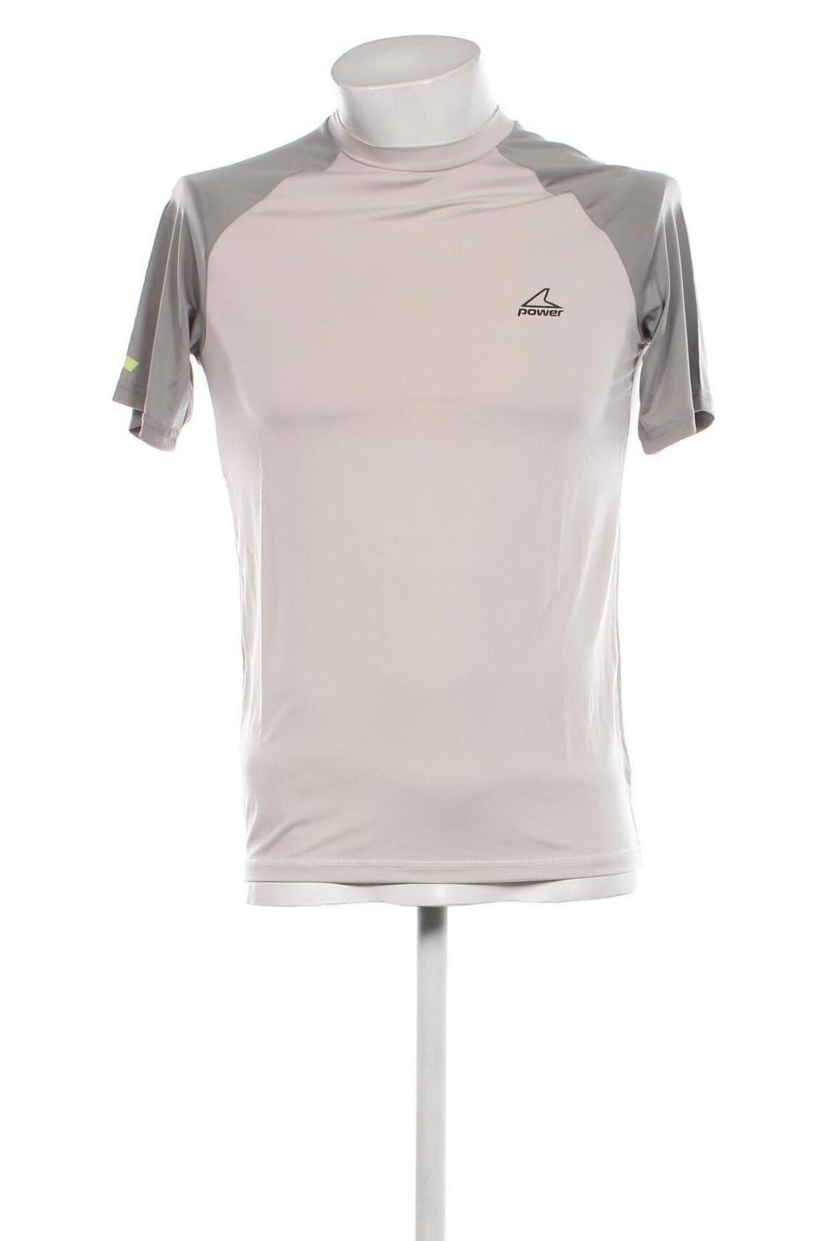 Ανδρικό t-shirt POWER, Μέγεθος S, Χρώμα Γκρί, Τιμή 5,57 €