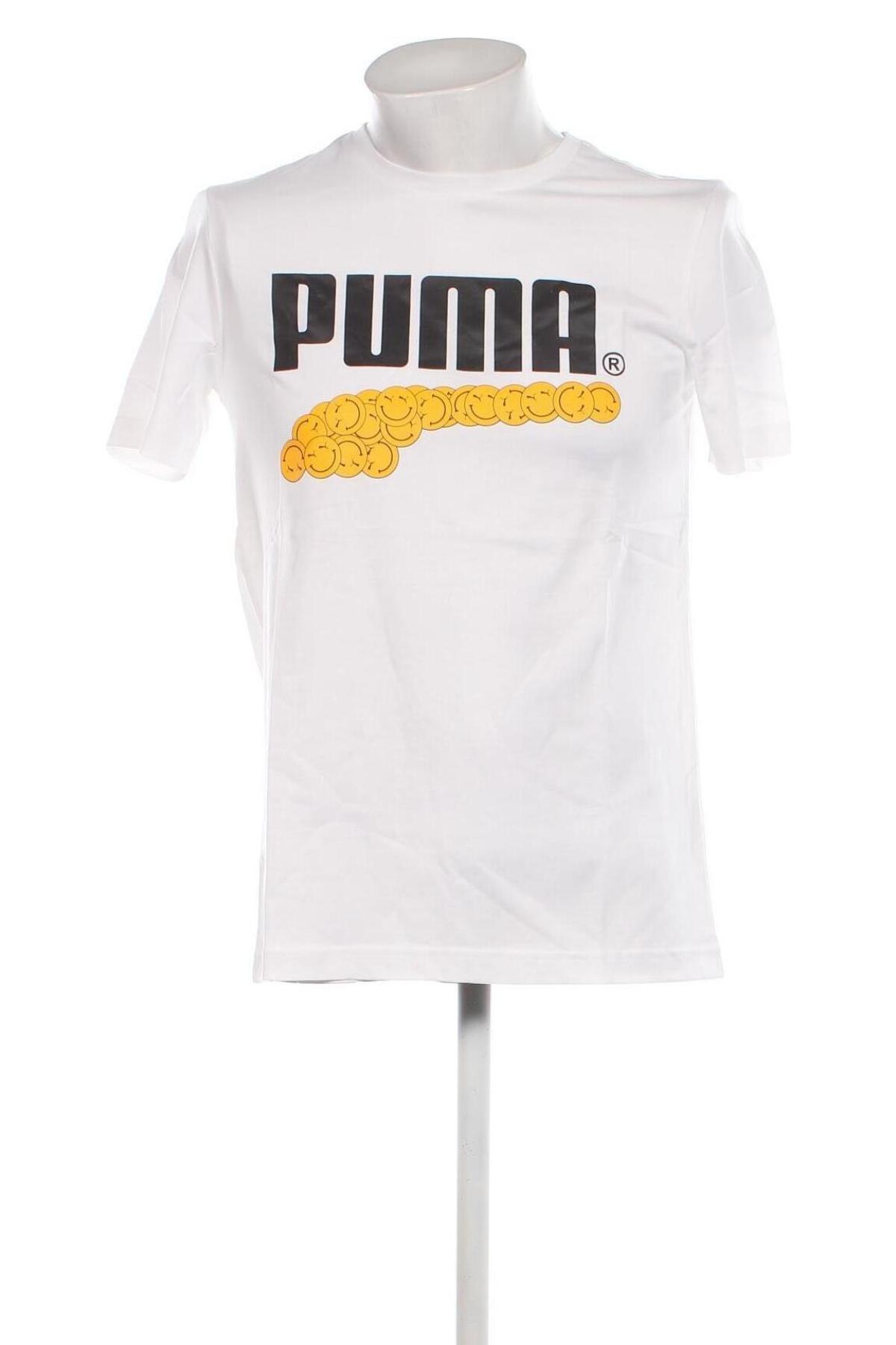 Herren T-Shirt PUMA, Größe S, Farbe Weiß, Preis 17,58 €