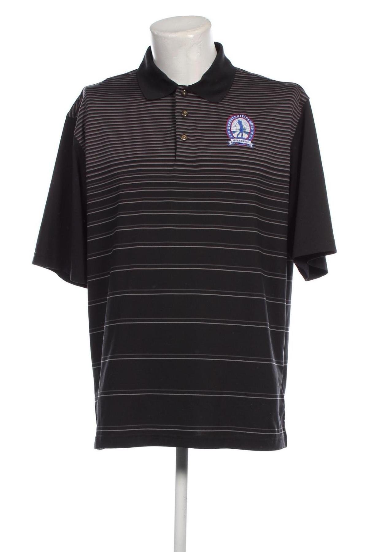 Ανδρικό t-shirt Pebble Beach, Μέγεθος XL, Χρώμα Μαύρο, Τιμή 9,28 €