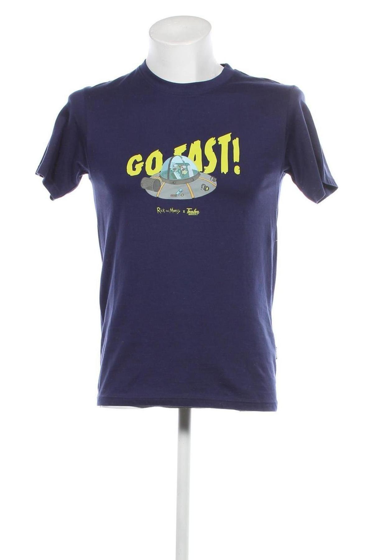 Herren T-Shirt Rick and Morty, Größe S, Farbe Blau, Preis 15,98 €