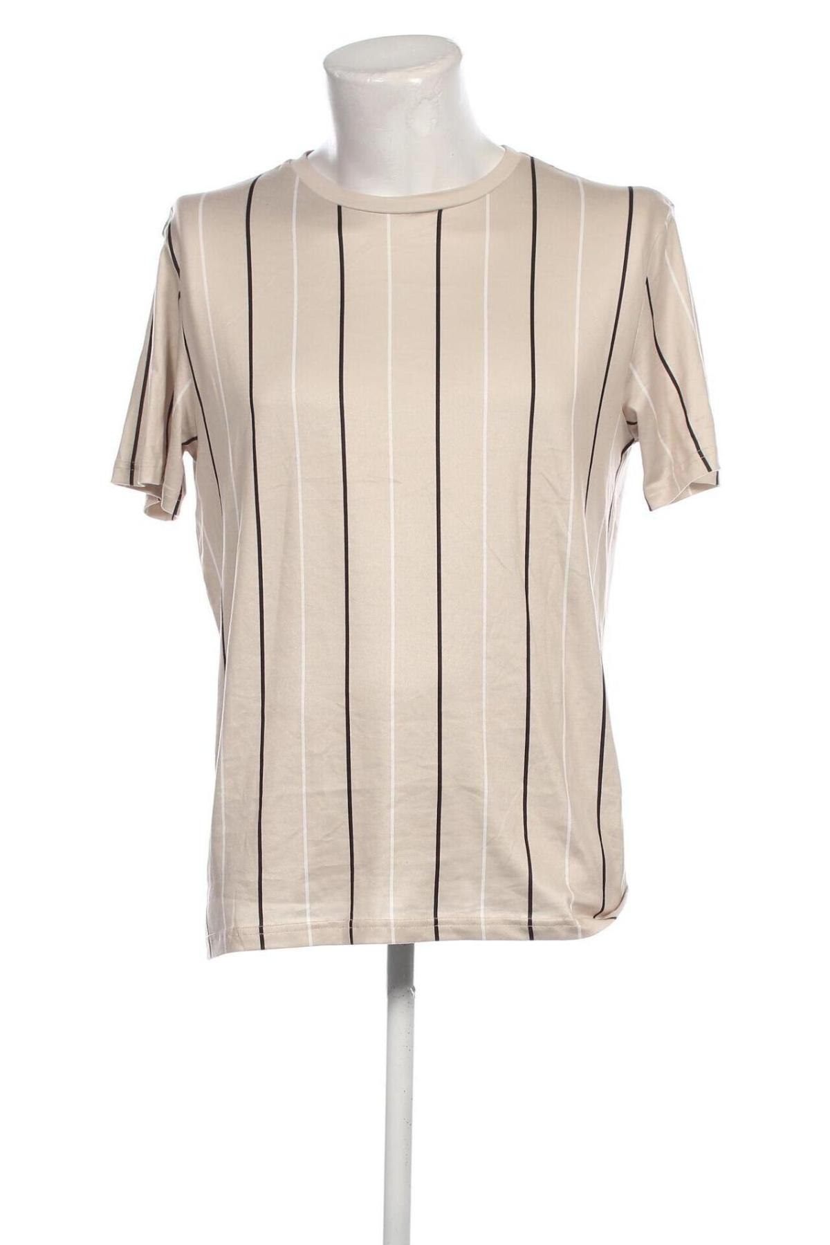 Herren T-Shirt SHEIN, Größe L, Farbe Beige, Preis 9,05 €