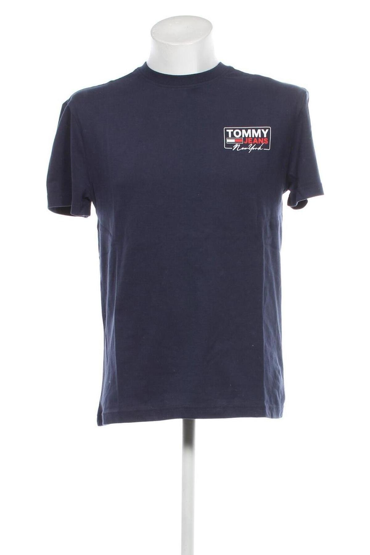 Męski T-shirt Tommy Jeans, Rozmiar S, Kolor Niebieski, Cena 182,31 zł