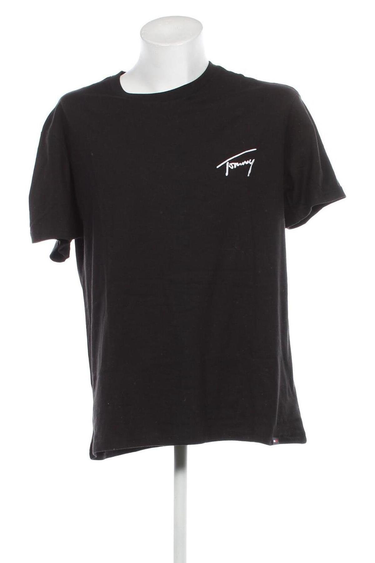 Ανδρικό t-shirt Tommy Jeans, Μέγεθος XL, Χρώμα Μαύρο, Τιμή 37,11 €