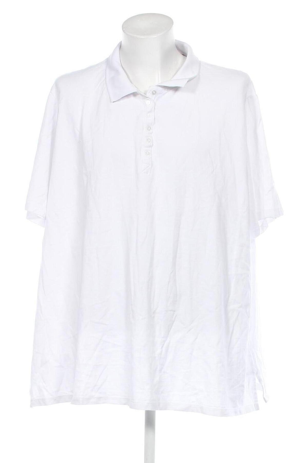 Ανδρικό t-shirt Ulla Popken, Μέγεθος 3XL, Χρώμα Λευκό, Τιμή 15,18 €