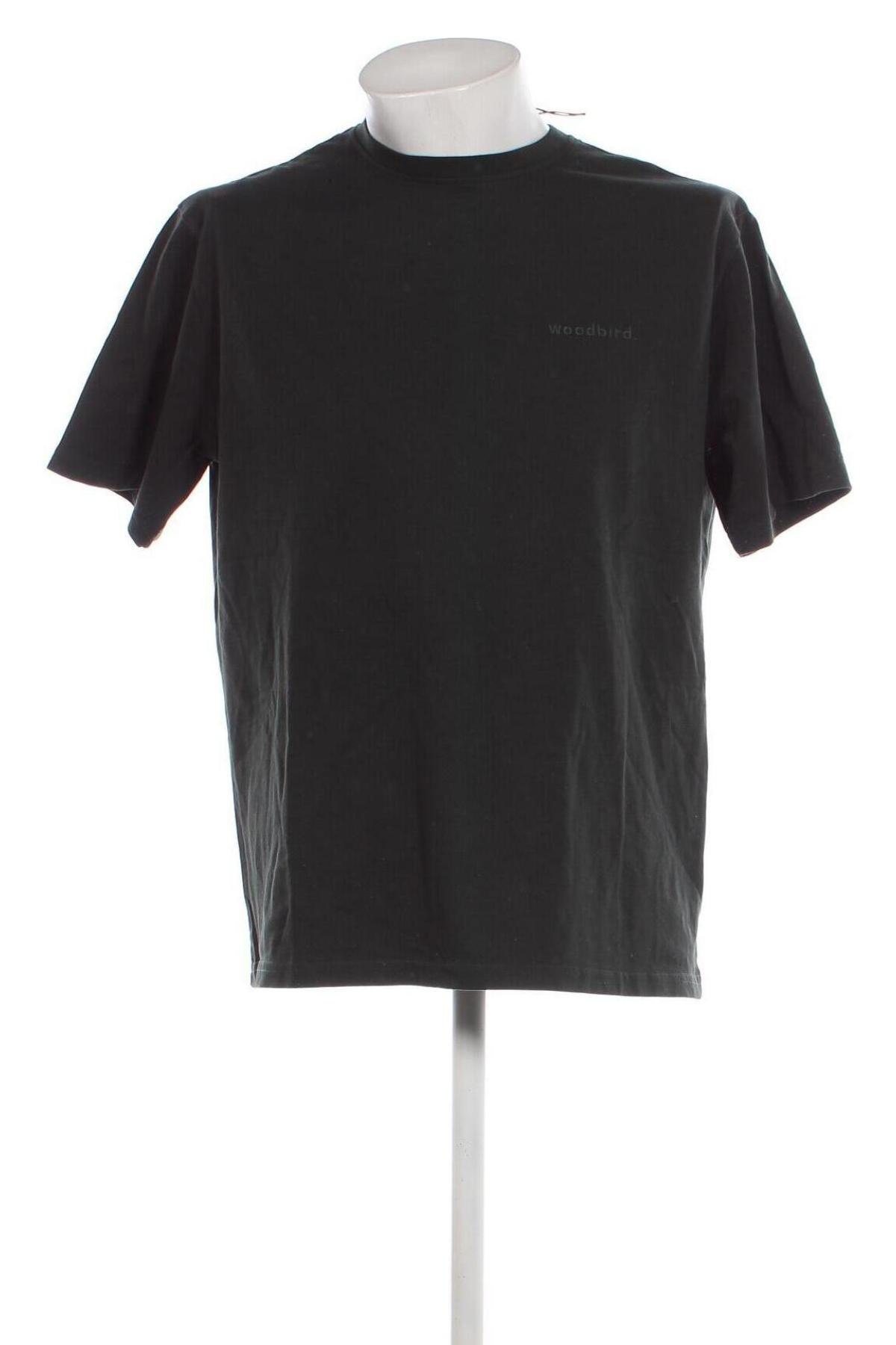 Herren T-Shirt Woodbird, Größe M, Farbe Grün, Preis 27,43 €