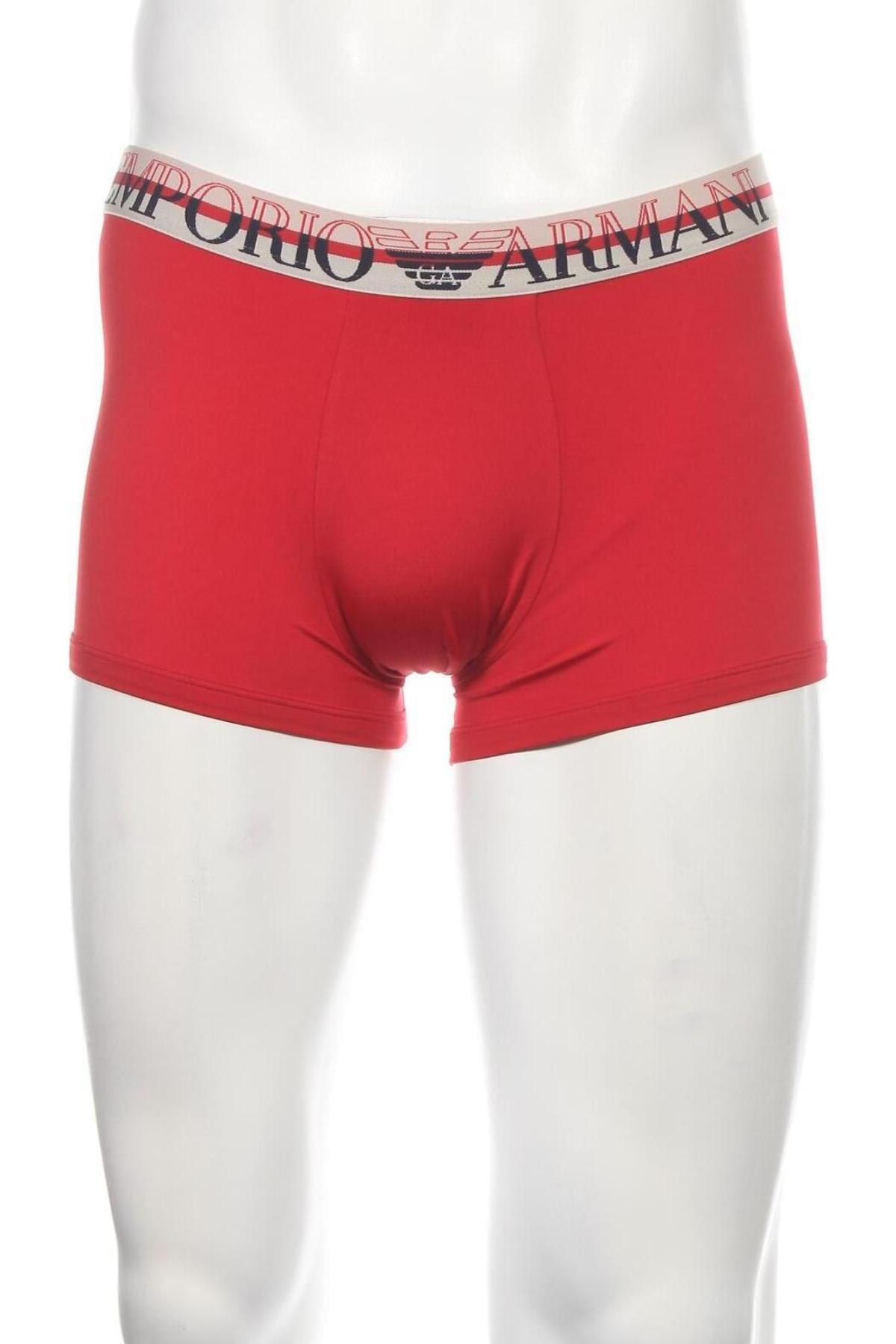 Boxershorts Emporio Armani, Größe M, Farbe Rot, Preis 30,41 €
