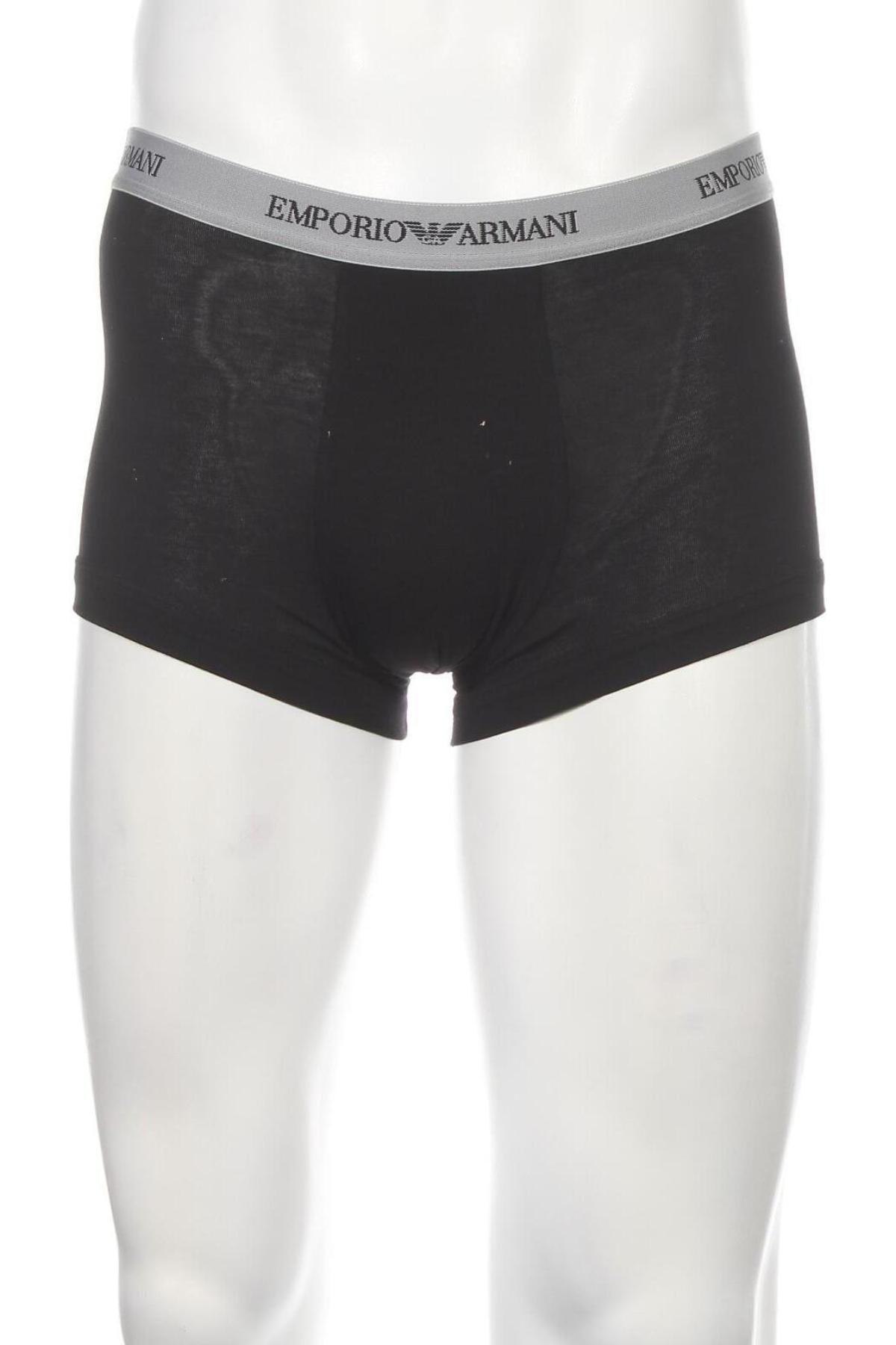 Мъжки боксерки Emporio Armani Underwear, Размер M, Цвят Черен, Цена 44,25 лв.