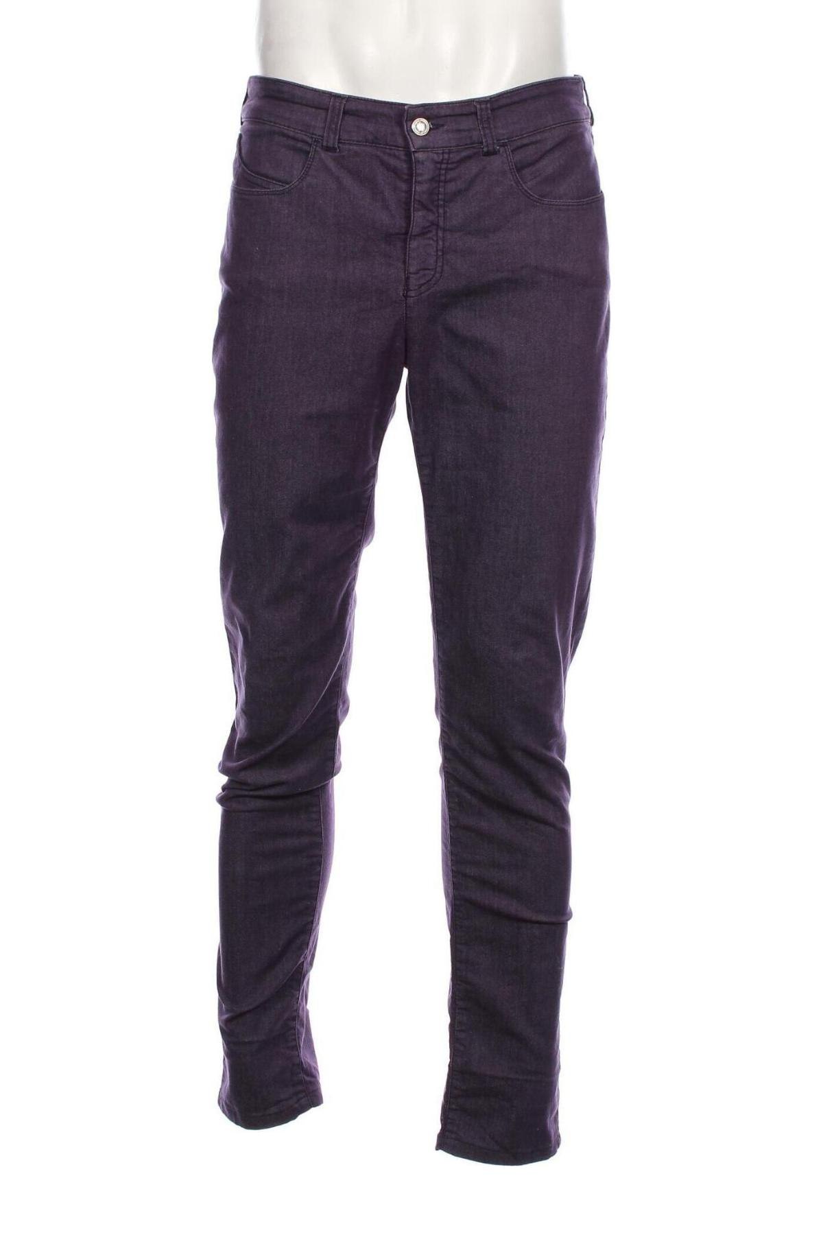 Мъжки дънки Armani Jeans, Размер M, Цвят Лилав, Цена 58,86 лв.