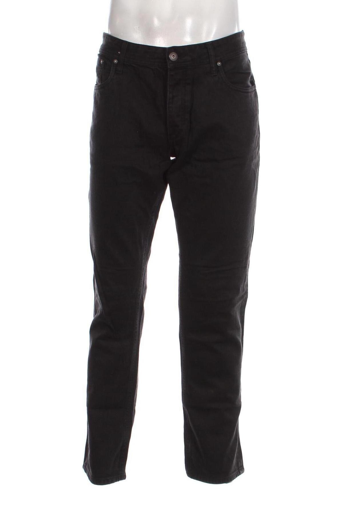 Blugi de bărbați Core By Jack & Jones, Mărime L, Culoare Negru, Preț 80,92 Lei