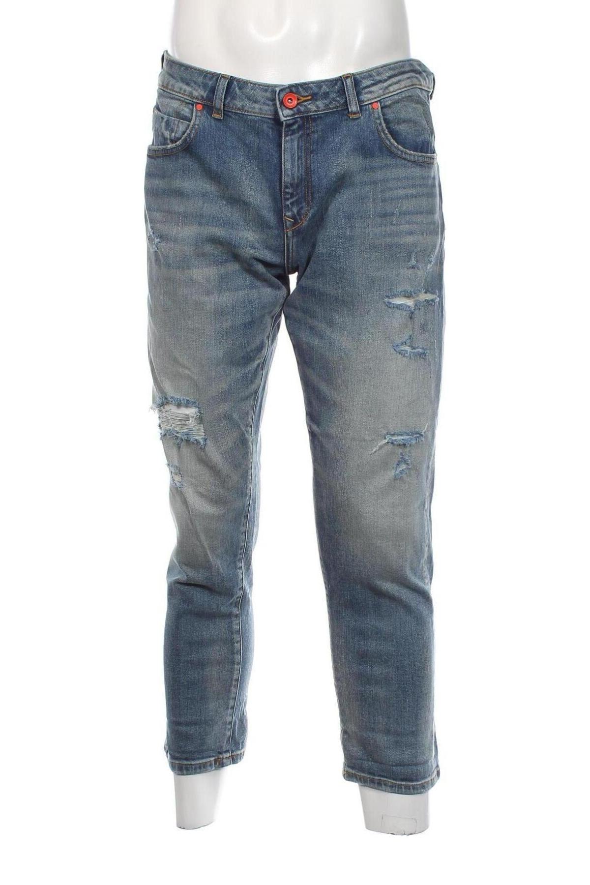 Pánské džíny  Zara, Velikost M, Barva Modrá, Cena  446,00 Kč