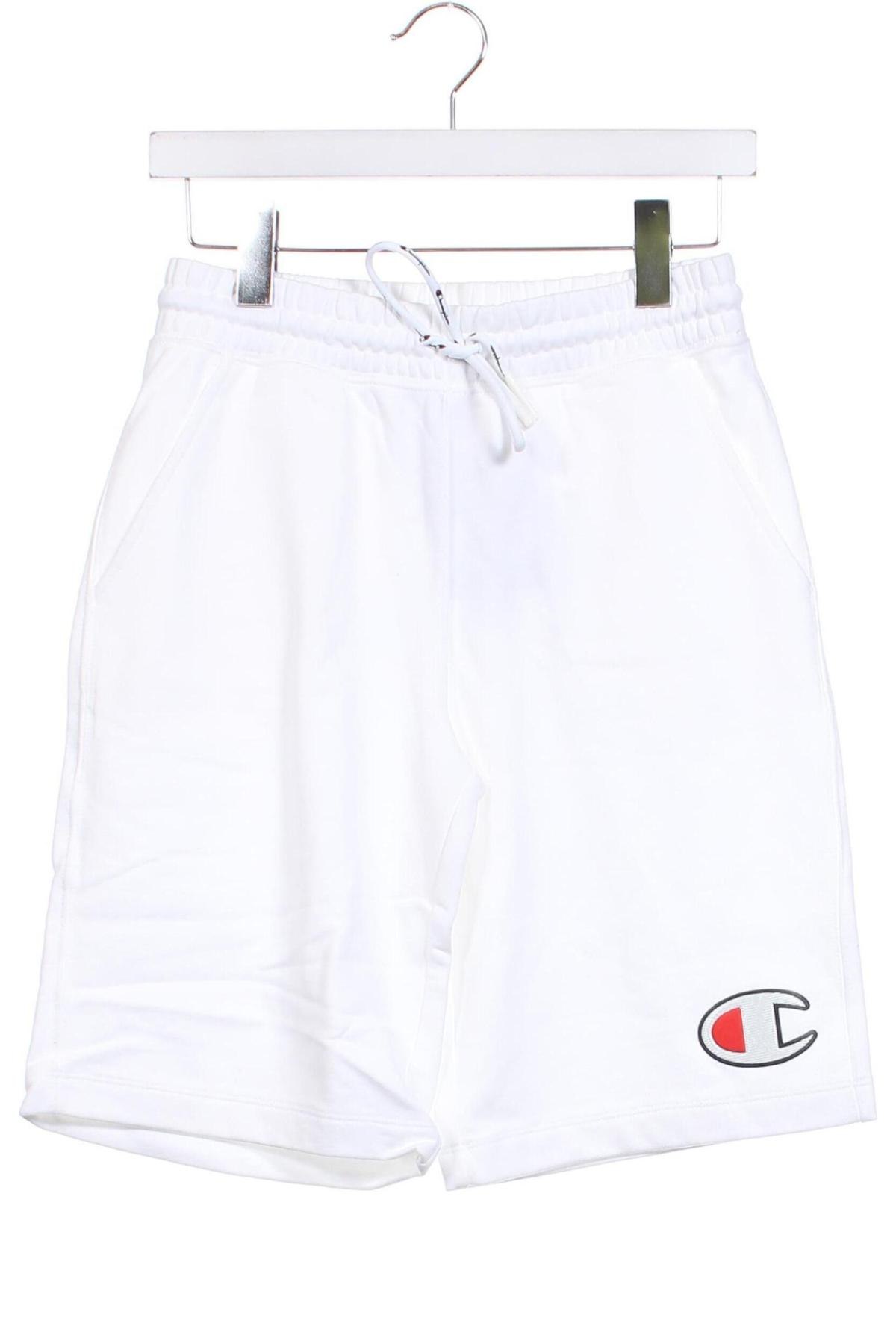 Pantaloni scurți de bărbați Champion, Mărime XS, Culoare Alb, Preț 184,21 Lei