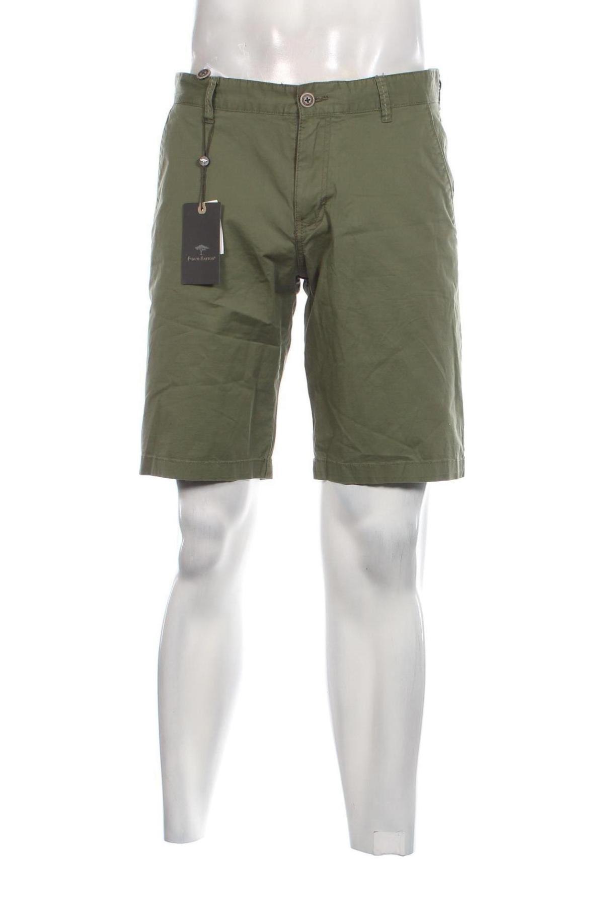 Ανδρικό κοντό παντελόνι Fynch-Hatton, Μέγεθος M, Χρώμα Πράσινο, Τιμή 47,94 €