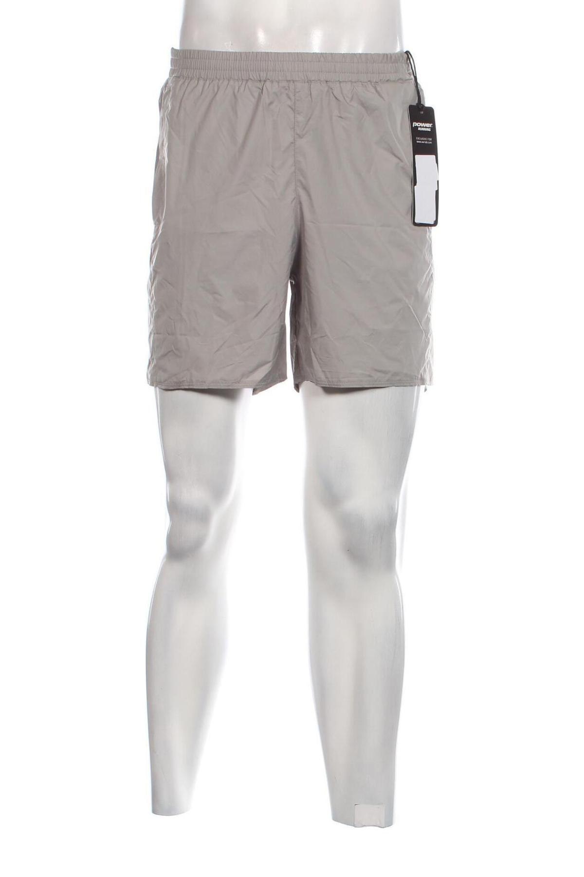Pantaloni scurți de bărbați POWER, Mărime M, Culoare Gri, Preț 27,63 Lei