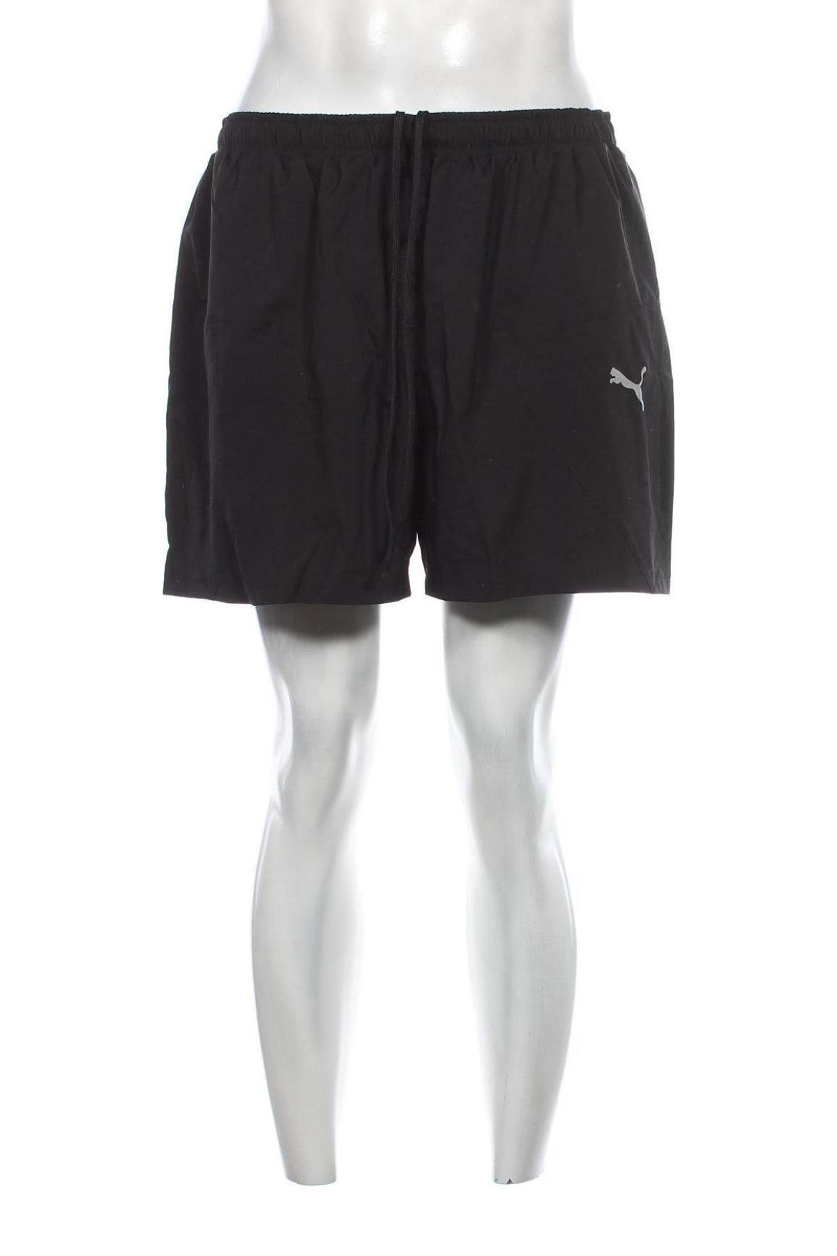Мъжки къс панталон PUMA, Размер XL, Цвят Черен, Цена 77,00 лв.