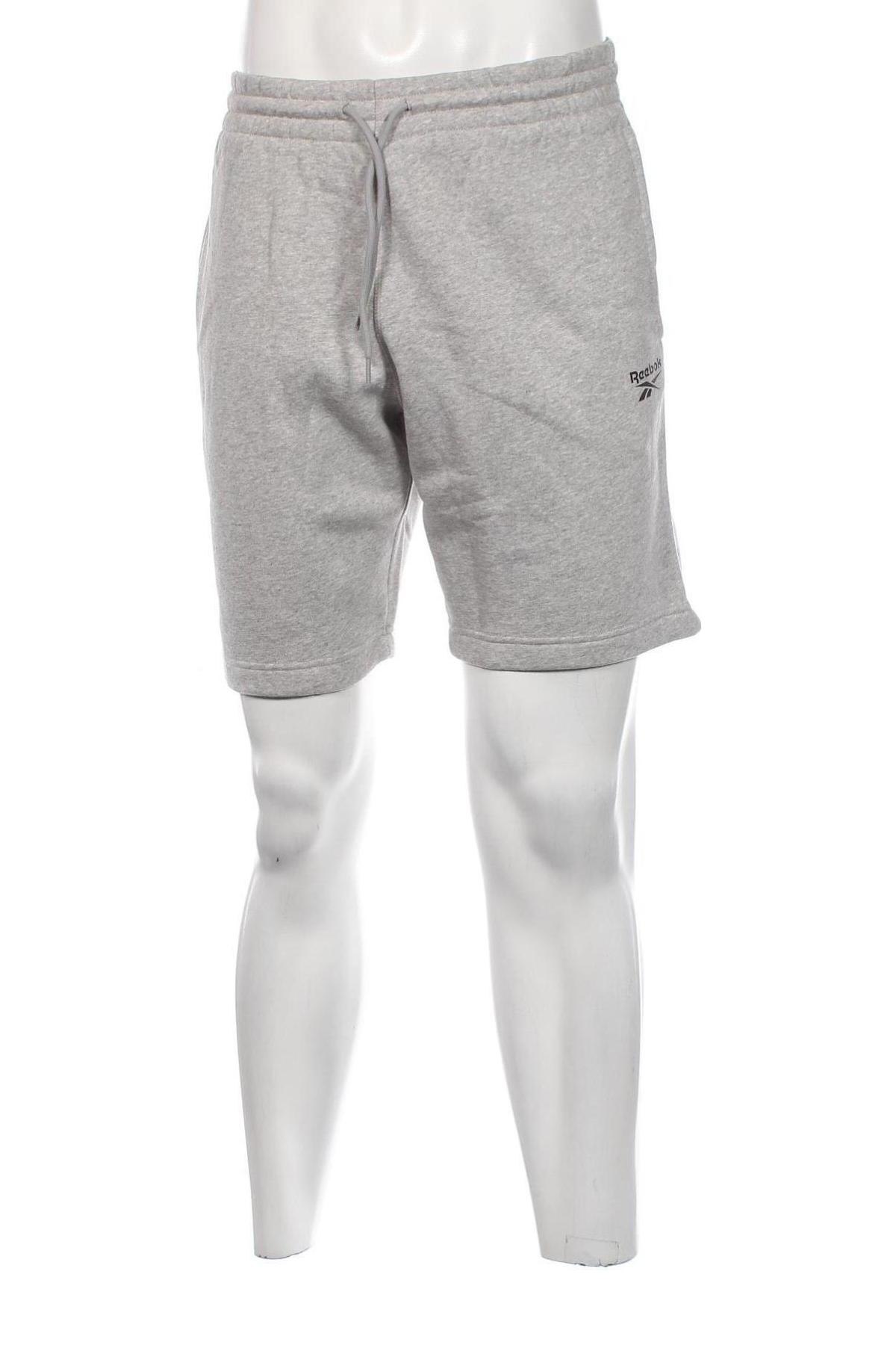Pantaloni scurți de bărbați Reebok, Mărime S, Culoare Gri, Preț 183,55 Lei