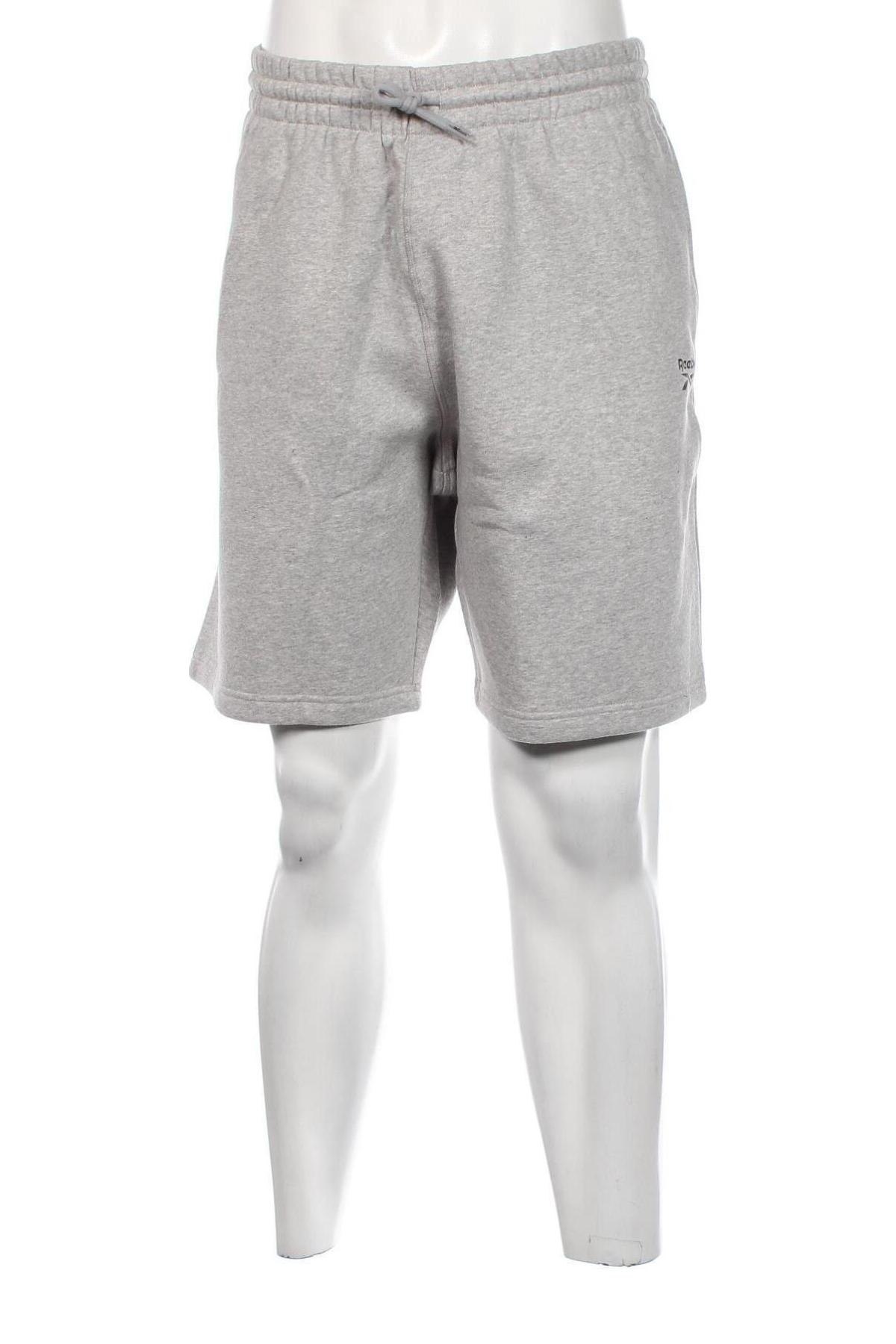 Ανδρικό κοντό παντελόνι Reebok, Μέγεθος XL, Χρώμα Γκρί, Τιμή 23,97 €