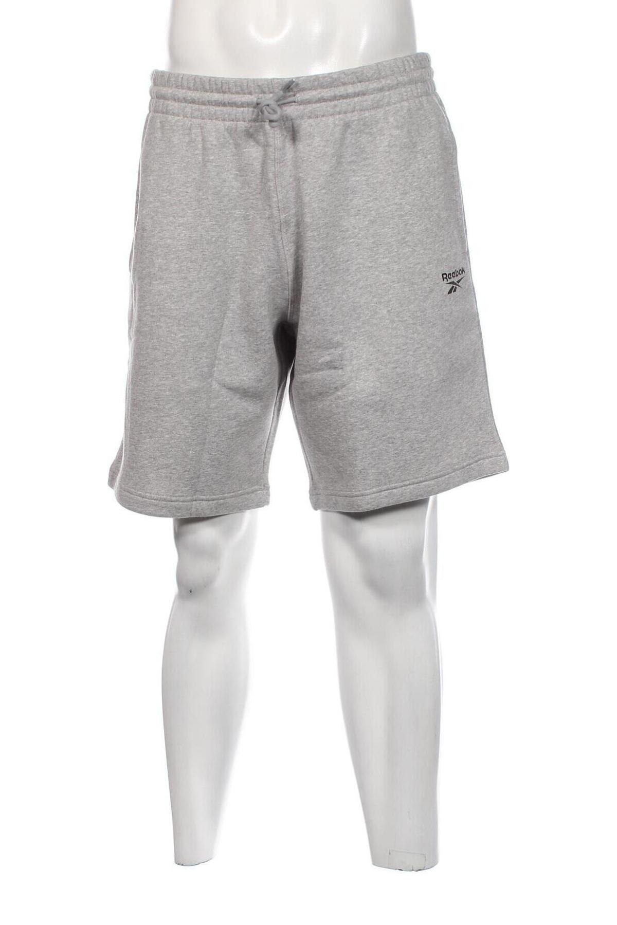 Pantaloni scurți de bărbați Reebok, Mărime L, Culoare Gri, Preț 152,96 Lei