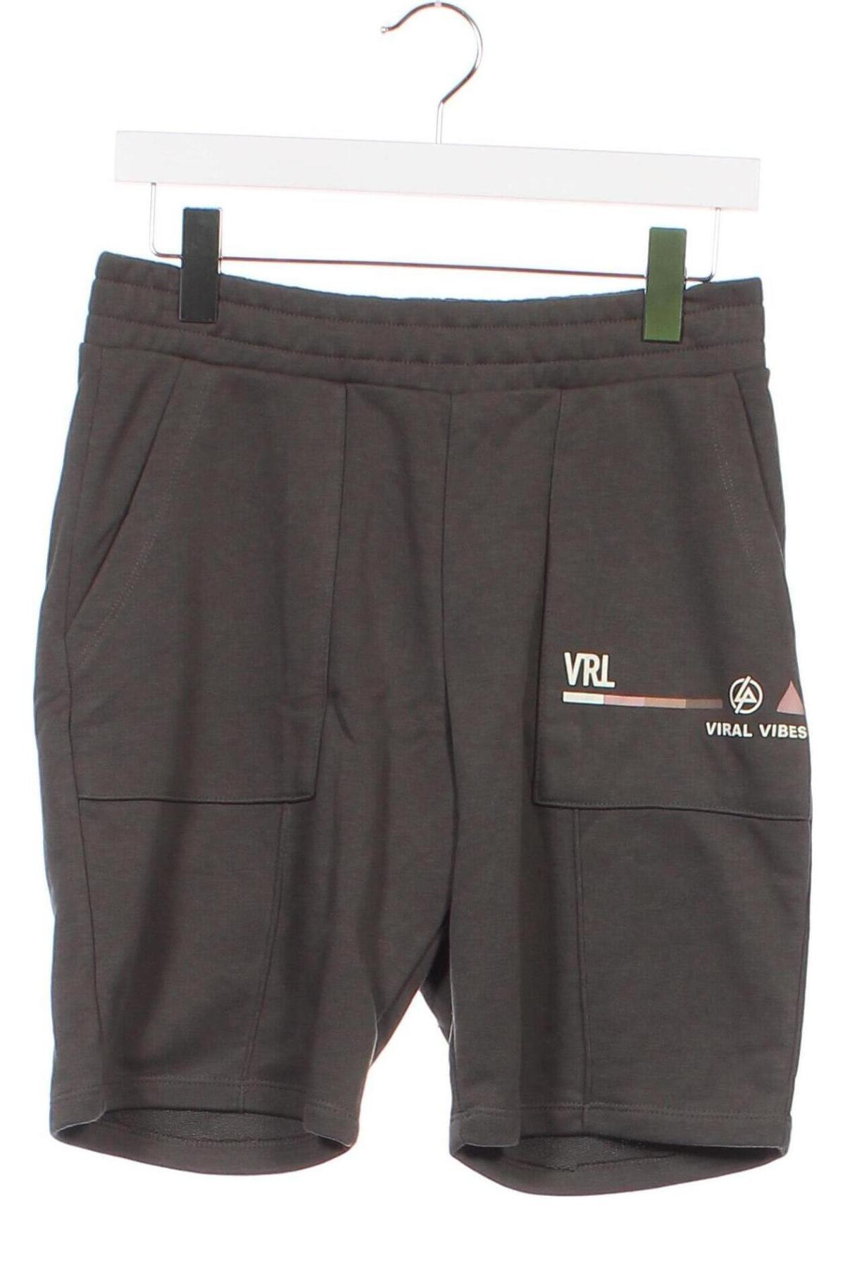 Pantaloni scurți de bărbați Viral Vibes, Mărime S, Culoare Gri, Preț 112,17 Lei