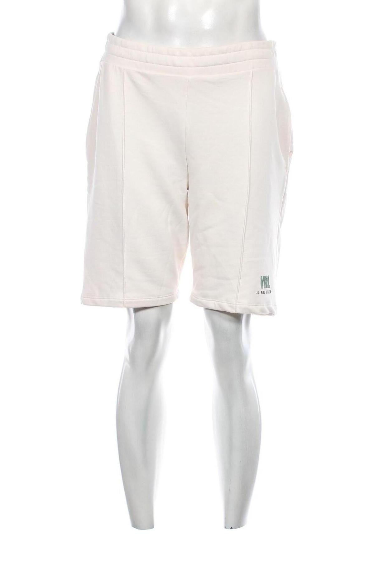 Ανδρικό κοντό παντελόνι Viral Vibes, Μέγεθος M, Χρώμα  Μπέζ, Τιμή 9,59 €