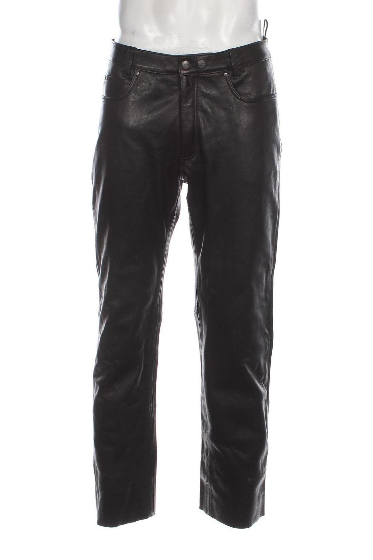 Pánské kožené kalhoty , Velikost L, Barva Černá, Cena  1 706,00 Kč