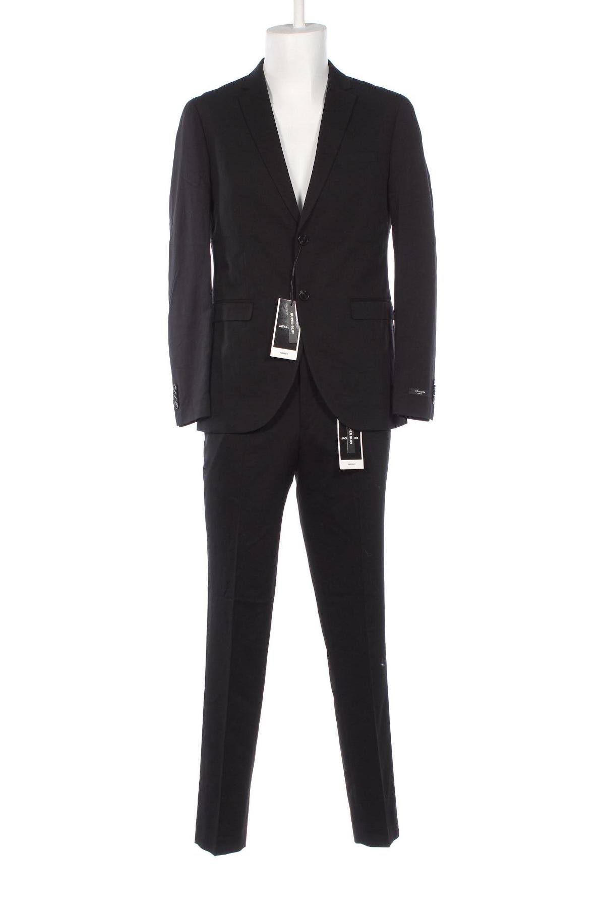 Ανδρικό κοστούμι Jack & Jones PREMIUM, Μέγεθος L, Χρώμα Μαύρο, Τιμή 75,18 €