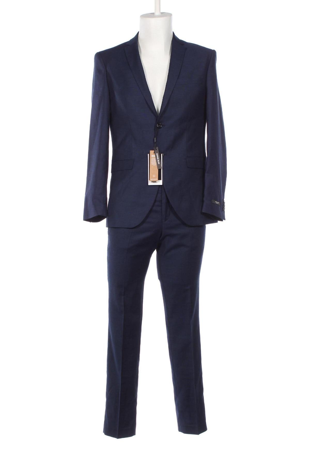 Ανδρικό κοστούμι Jack & Jones PREMIUM, Μέγεθος M, Χρώμα Μπλέ, Τιμή 72,29 €