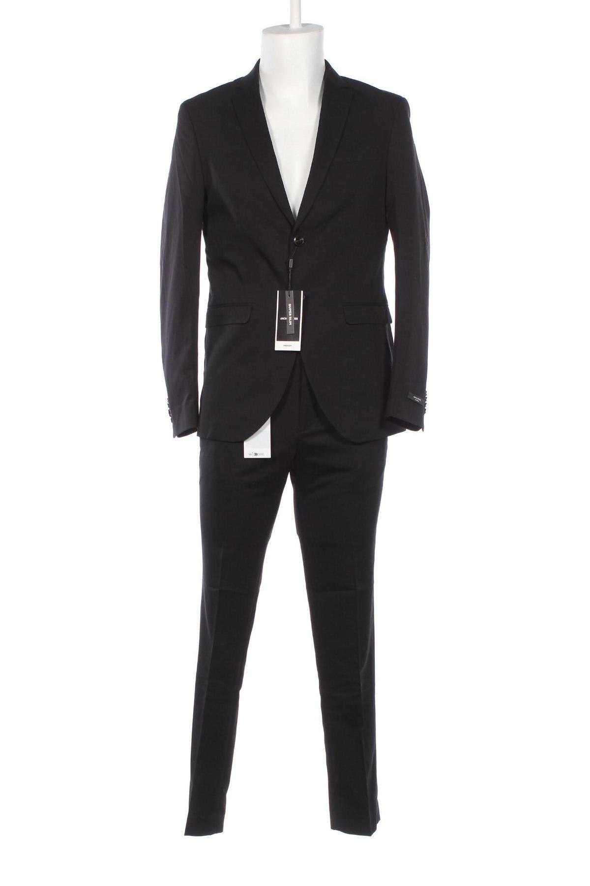 Ανδρικό κοστούμι Jack & Jones PREMIUM, Μέγεθος M, Χρώμα Μαύρο, Τιμή 75,18 €