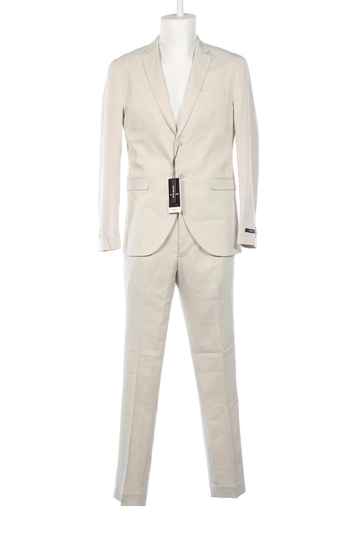 Мъжки костюм Jack & Jones PREMIUM, Размер L, Цвят Бежов, Цена 187,00 лв.