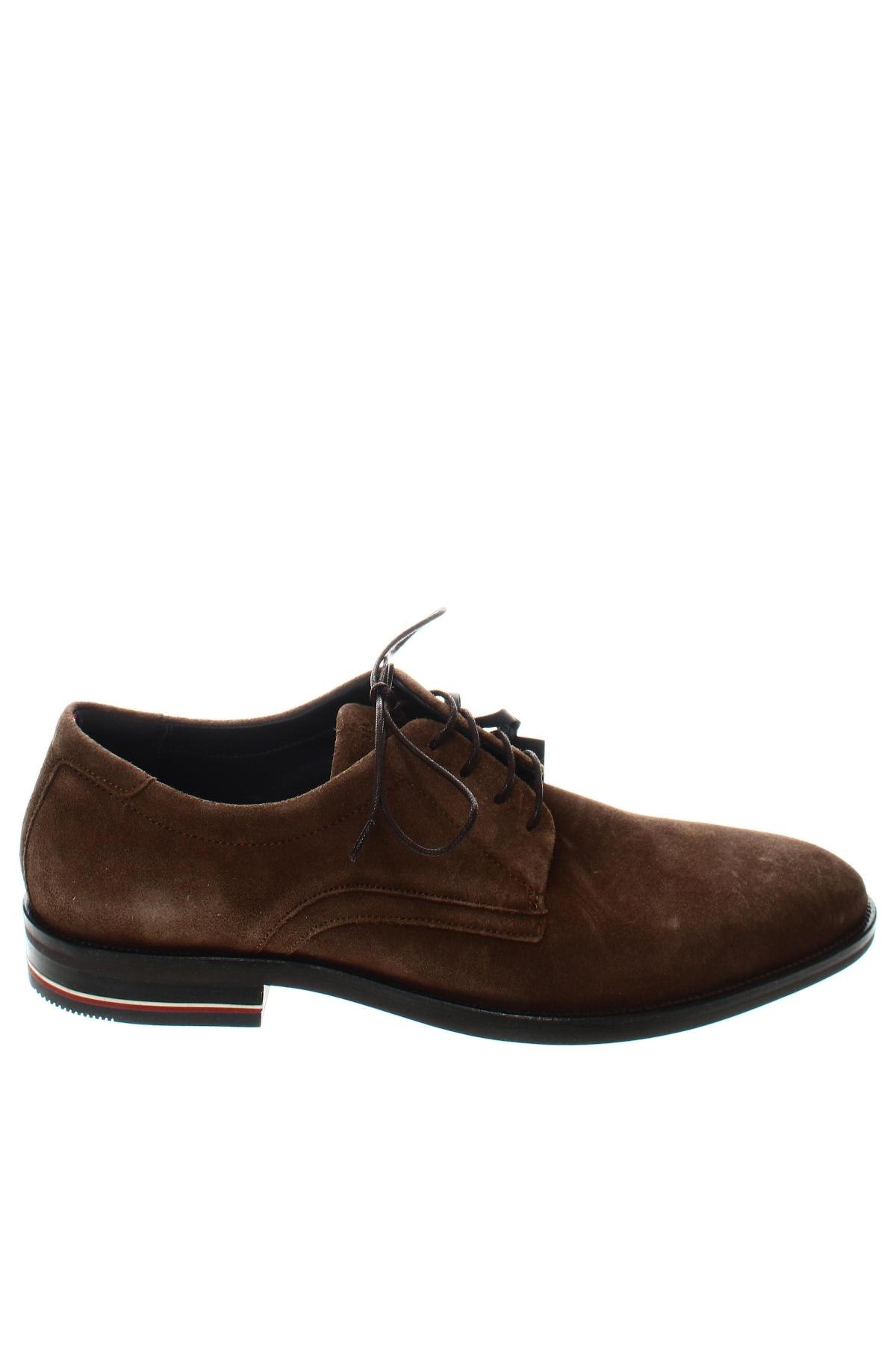 Мъжки обувки Tommy Hilfiger, Размер 45, Цвят Кафяв, Цена 281,00 лв.