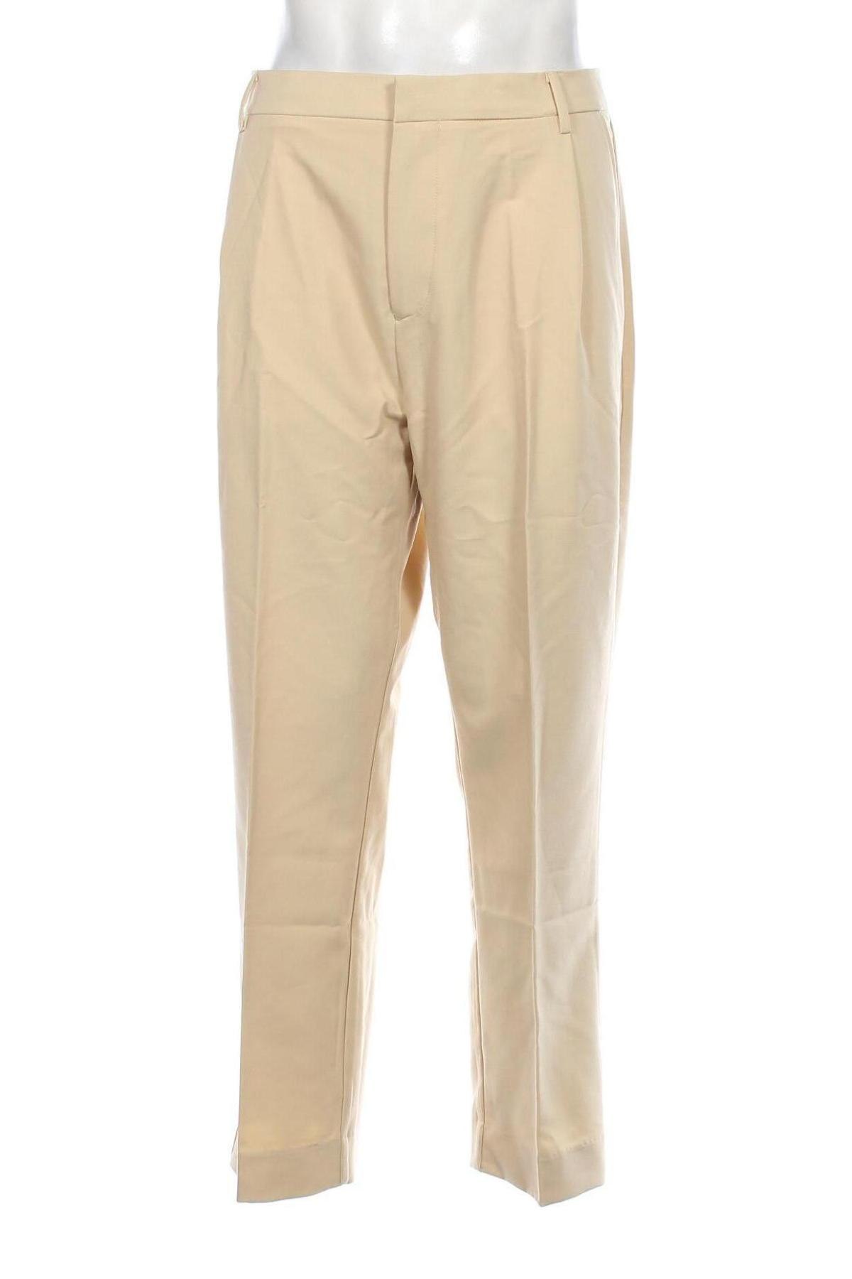 Pantaloni de bărbați Dan Fox X About You, Mărime XL, Culoare Bej, Preț 61,18 Lei