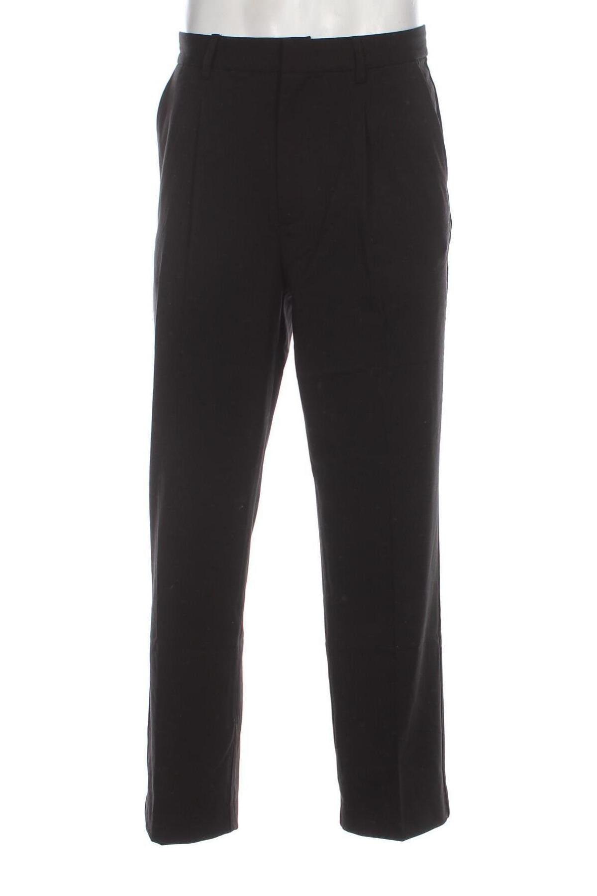 Pantaloni de bărbați Guido Maria Kretschmer for About You, Mărime L, Culoare Negru, Preț 67,30 Lei