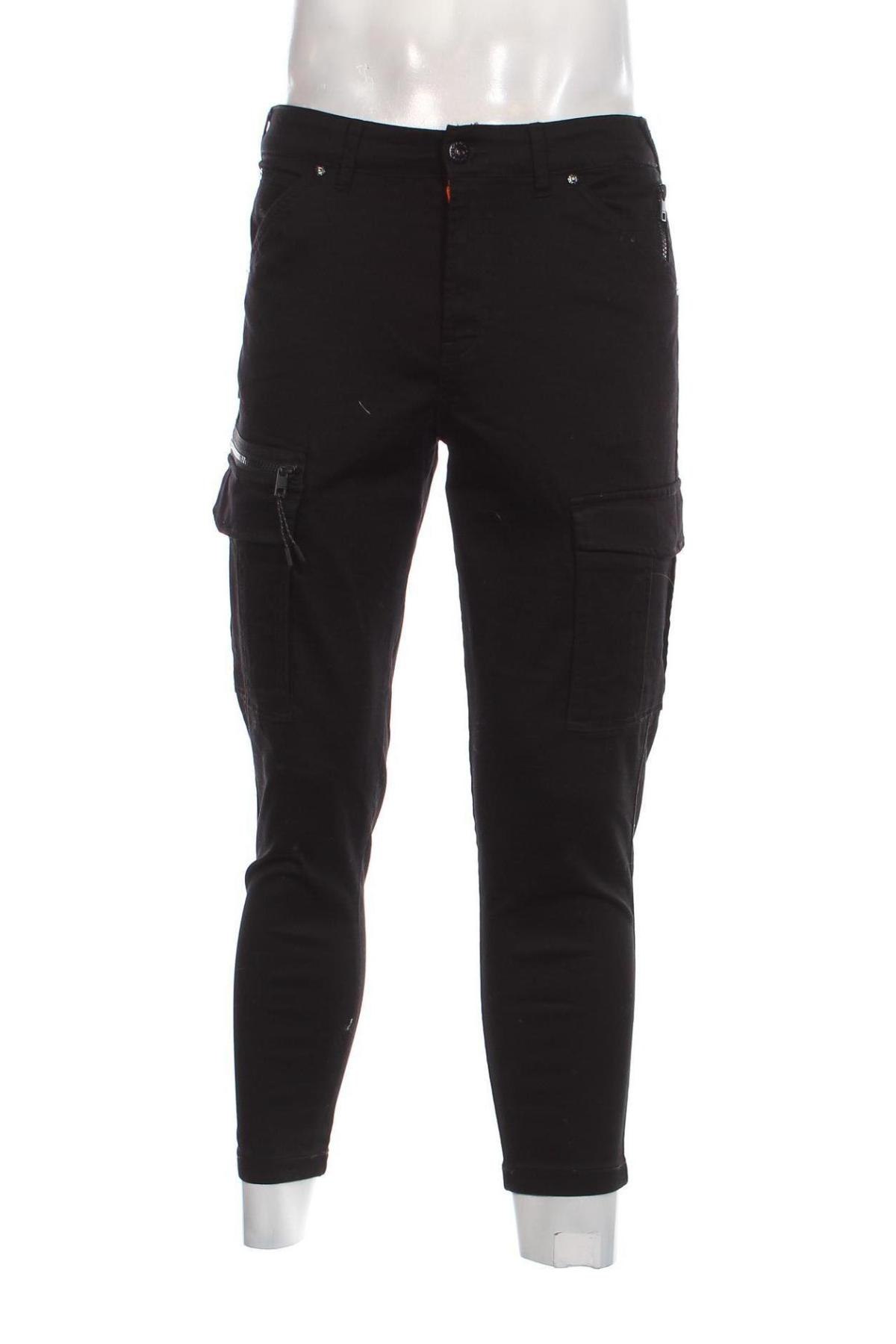 Мъжки панталон Jack & Jones, Размер M, Цвят Черен, Цена 37,20 лв.