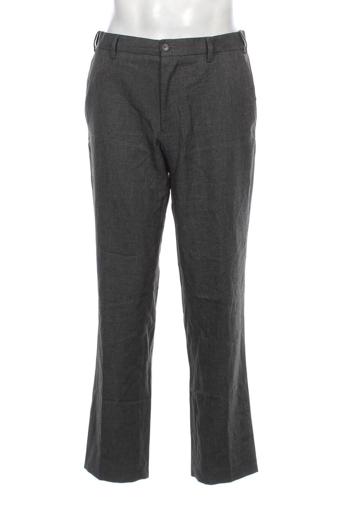 Pantaloni de bărbați Marks & Spencer, Mărime L, Culoare Gri, Preț 17,76 Lei