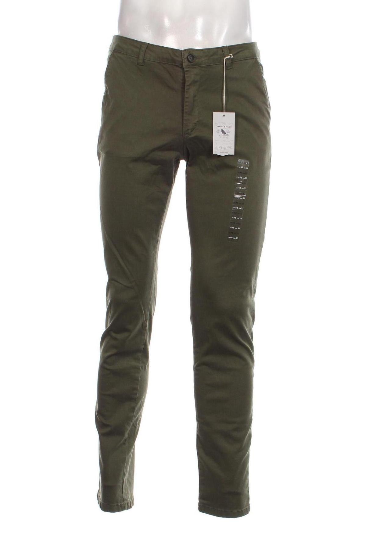 Pantaloni de bărbați Oviesse, Mărime M, Culoare Verde, Preț 151,32 Lei