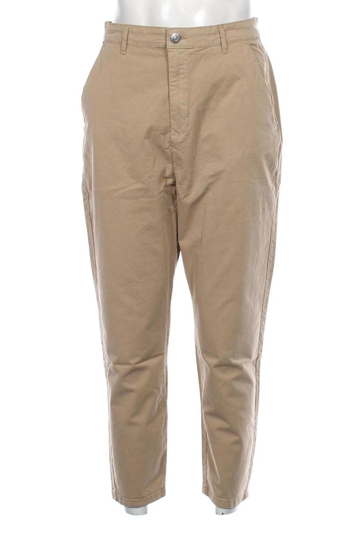 Pantaloni de bărbați Urban Classics, Mărime L, Culoare Bej, Preț 65,86 Lei