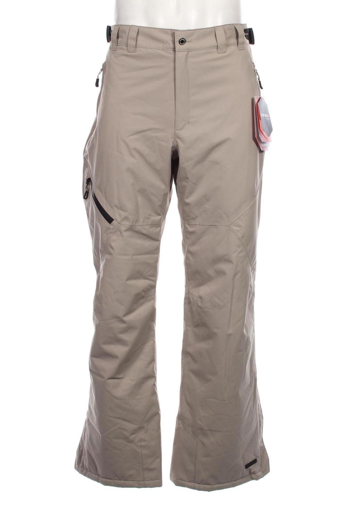 Pantaloni bărbătești pentru sporturi de iarnă Icepeak, Mărime XL, Culoare Bej, Preț 347,37 Lei