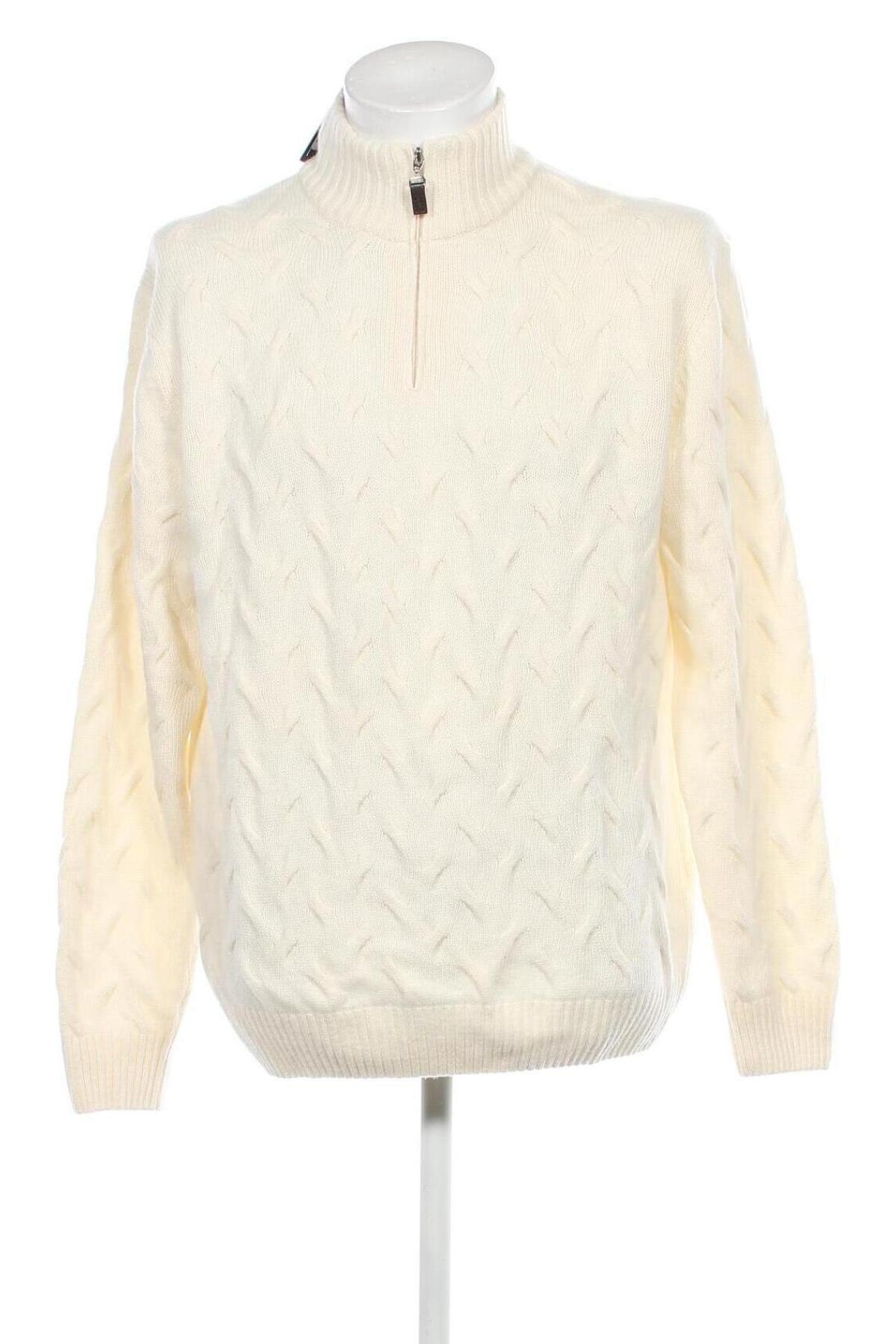 Ανδρικό πουλόβερ, Μέγεθος XXL, Χρώμα Εκρού, Τιμή 28,45 €