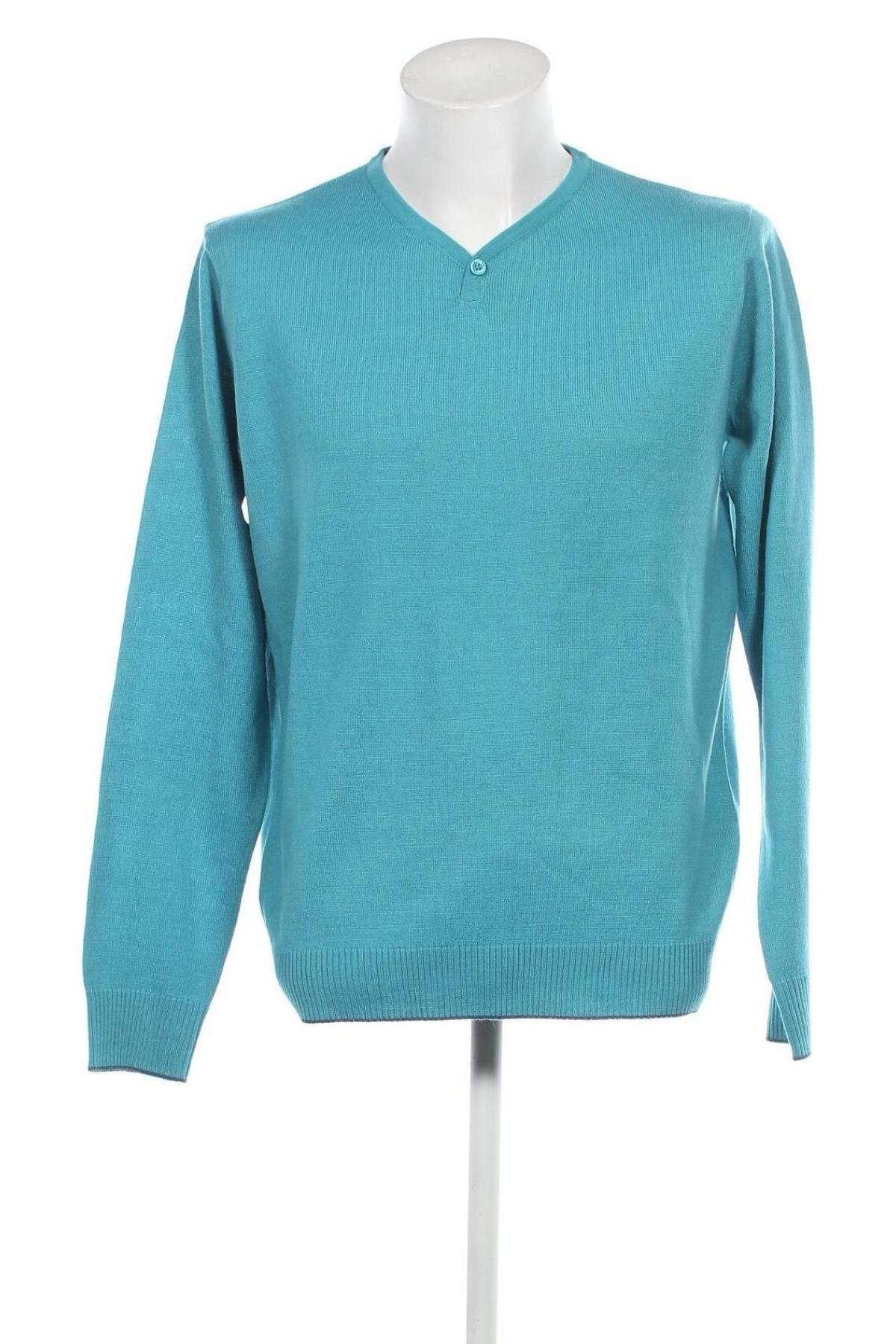 Мъжки пуловер, Размер XL, Цвят Син, Цена 46,00 лв.