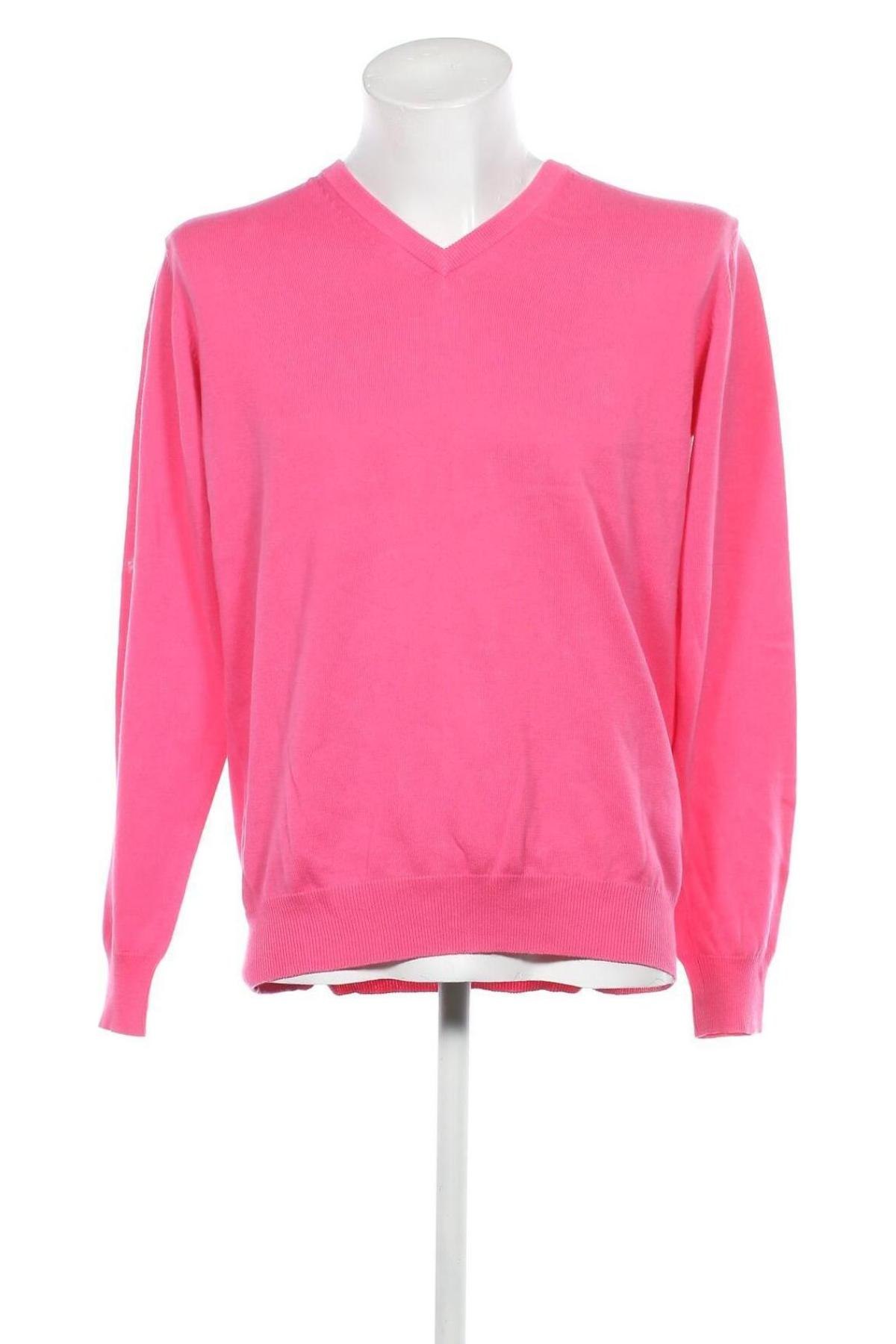 Мъжки пуловер, Размер M, Цвят Розов, Цена 24,38 лв.
