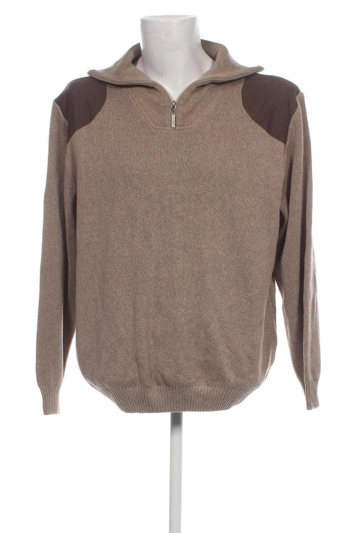 Herrenpullover, Größe XXL, Farbe Beige, Preis 10,09 €