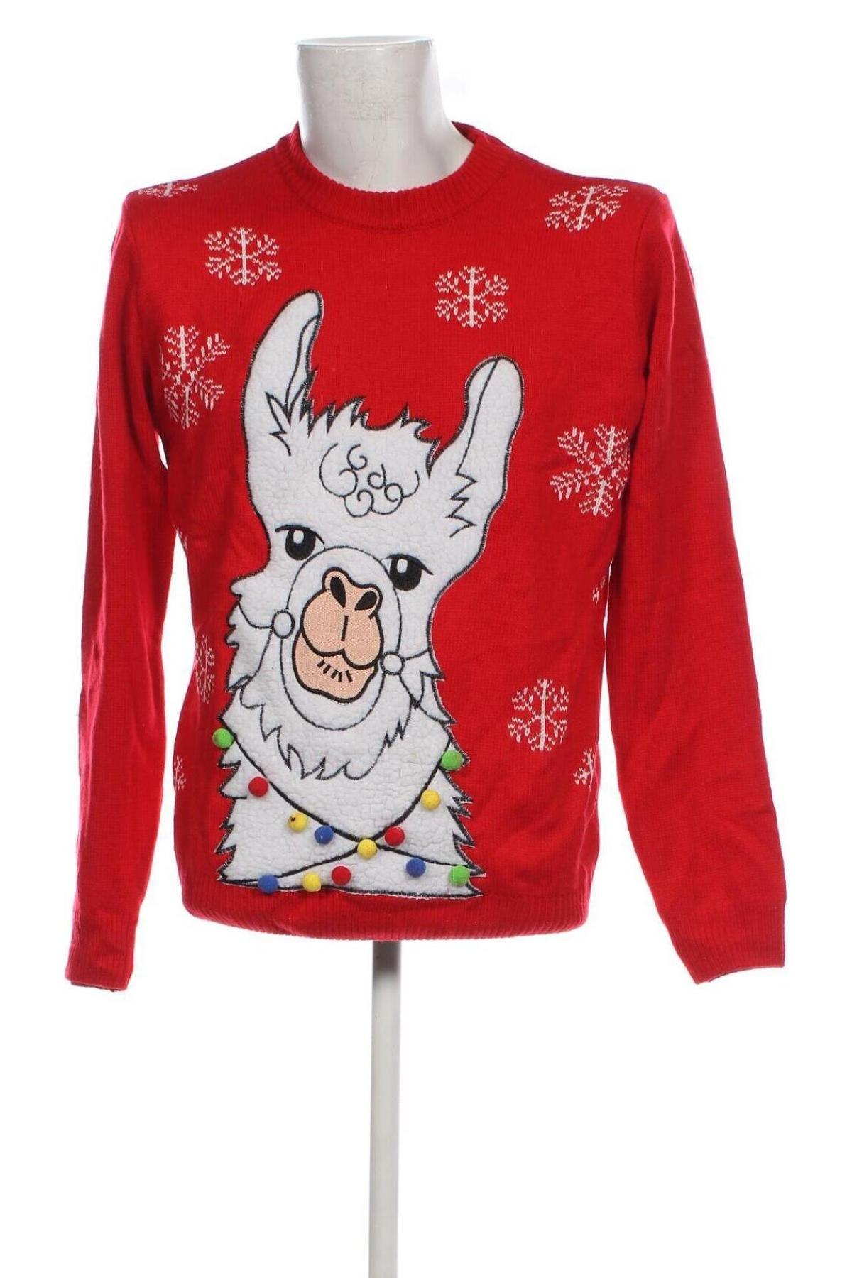 Pánsky sveter , Veľkosť XL, Farba Červená, Cena  7,73 €