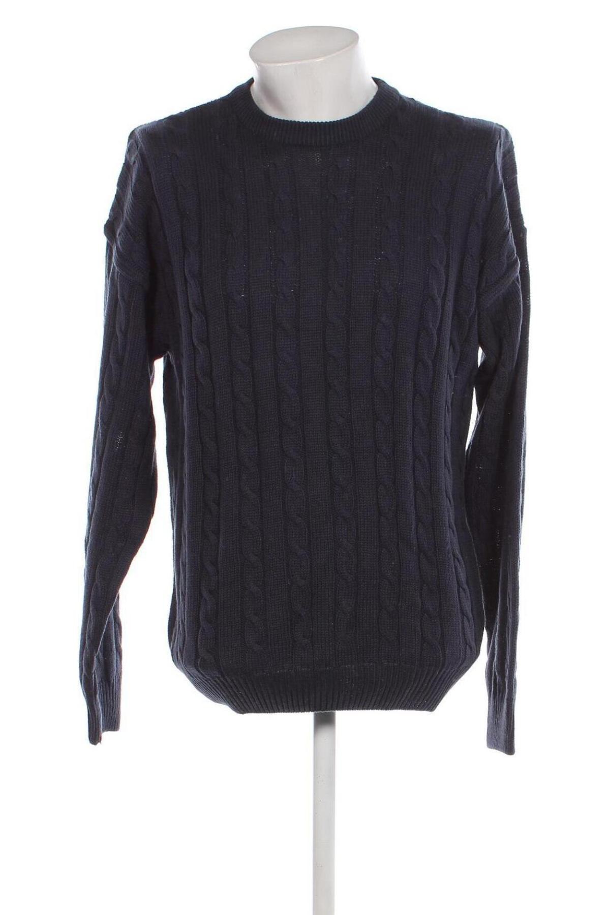 Ανδρικό πουλόβερ, Μέγεθος S, Χρώμα Μπλέ, Τιμή 7,53 €