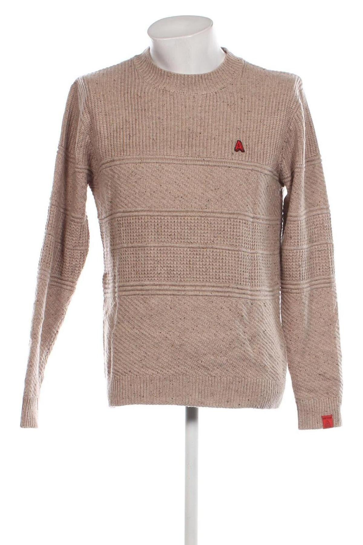 Мъжки пуловер ANTWRP, Размер L, Цвят Бежов, Цена 42,16 лв.